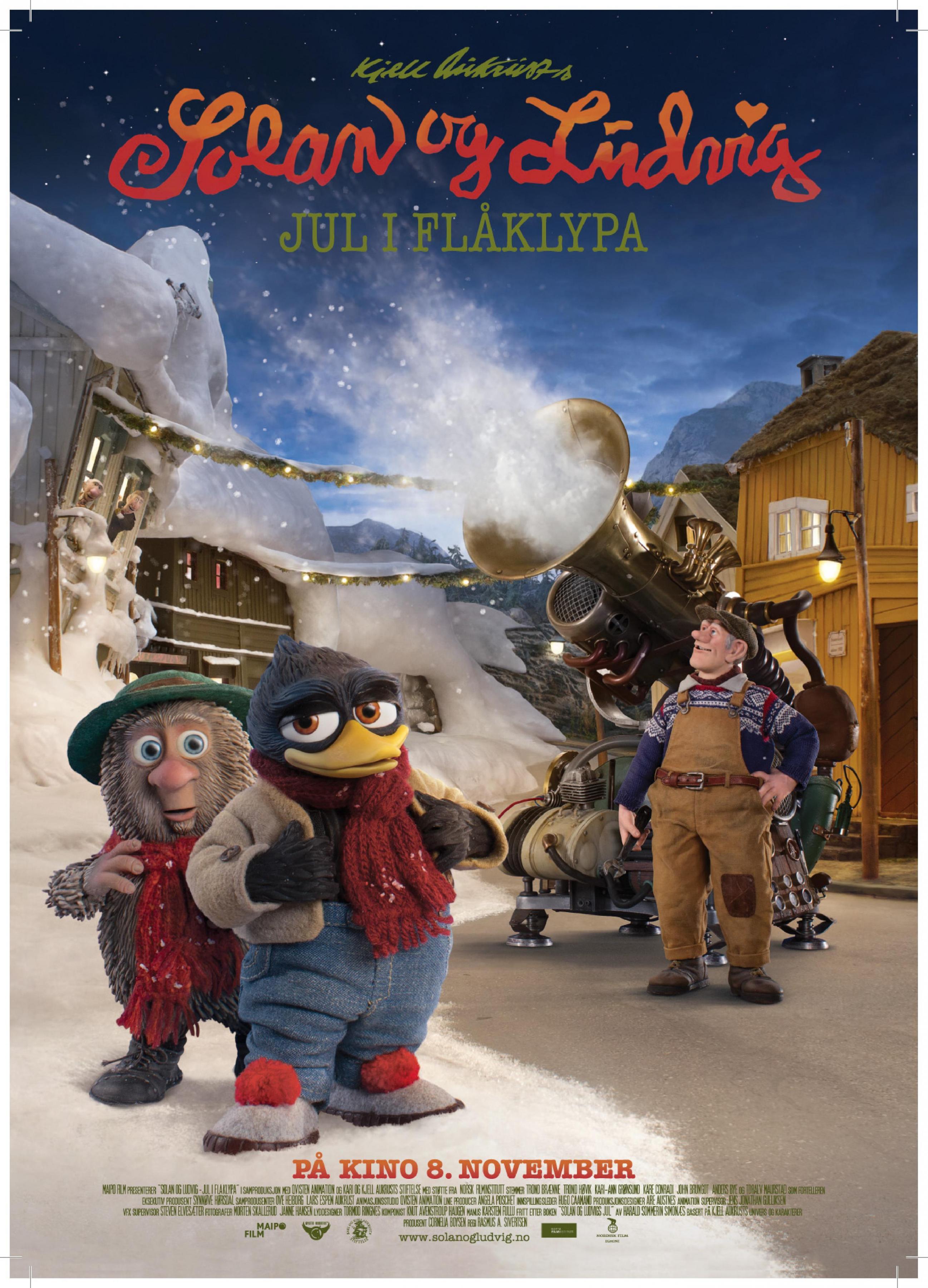 Постер фильма Снежные приключения Солана и Людвига | Solan og Ludvig - Jul i Flåklypa