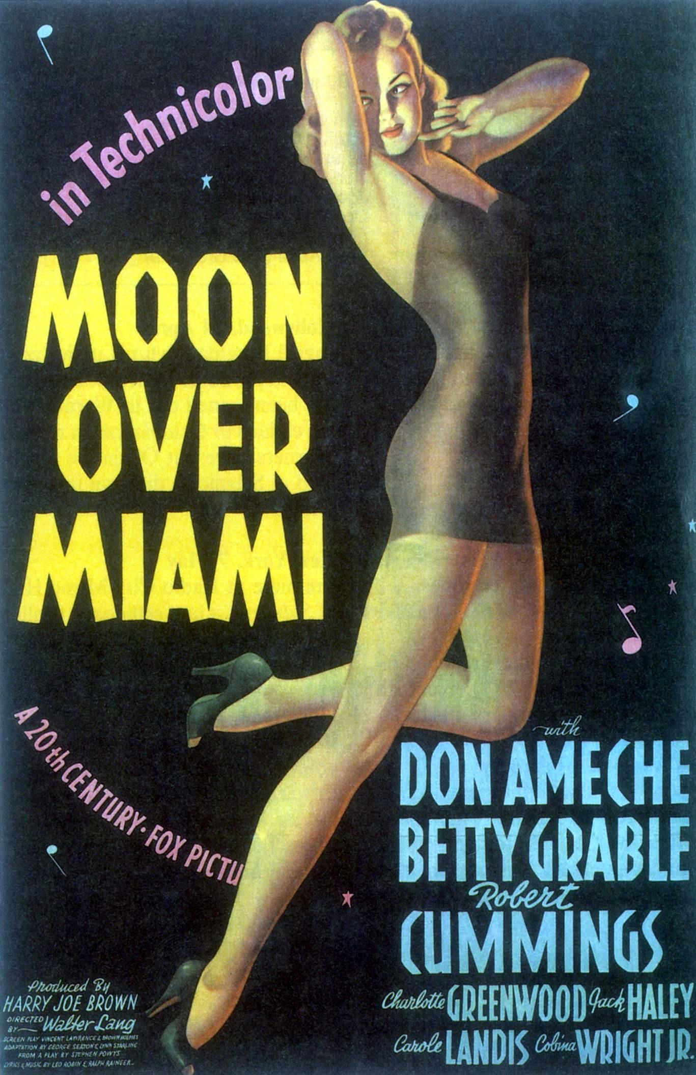 Постер фильма Луна над Майами | Moon Over Miami