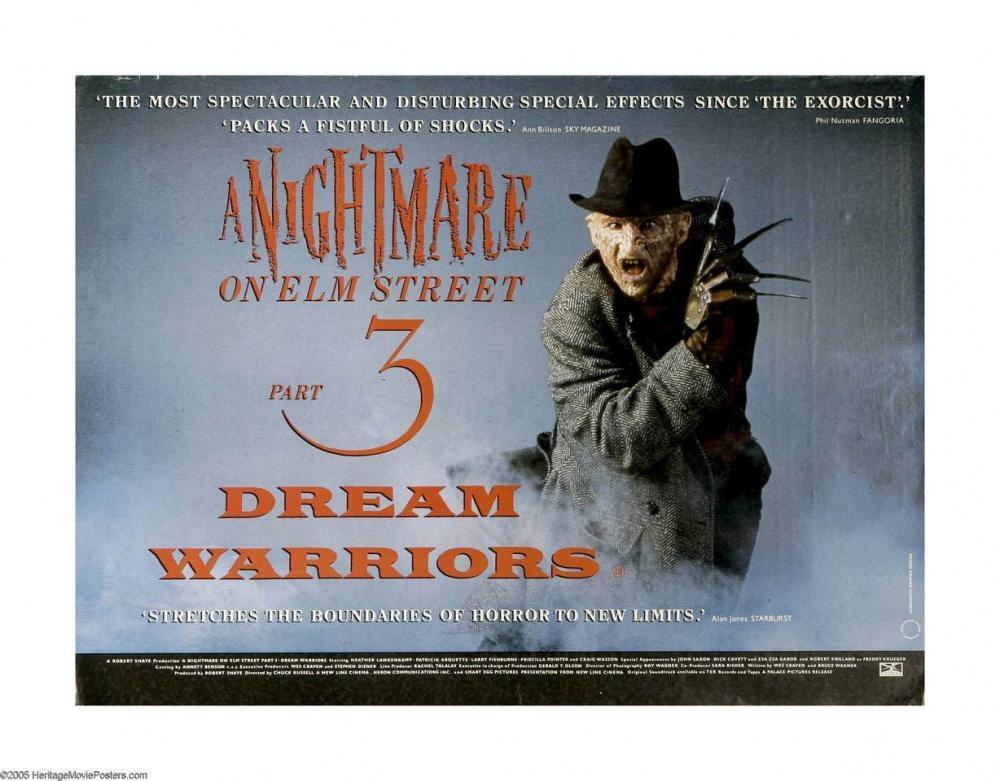 Постер фильма Кошмар на улице Вязов 3 | Nightmare on Elm Street 3: Dream Warriors