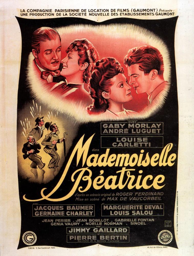 Постер фильма Mademoiselle Béatrice