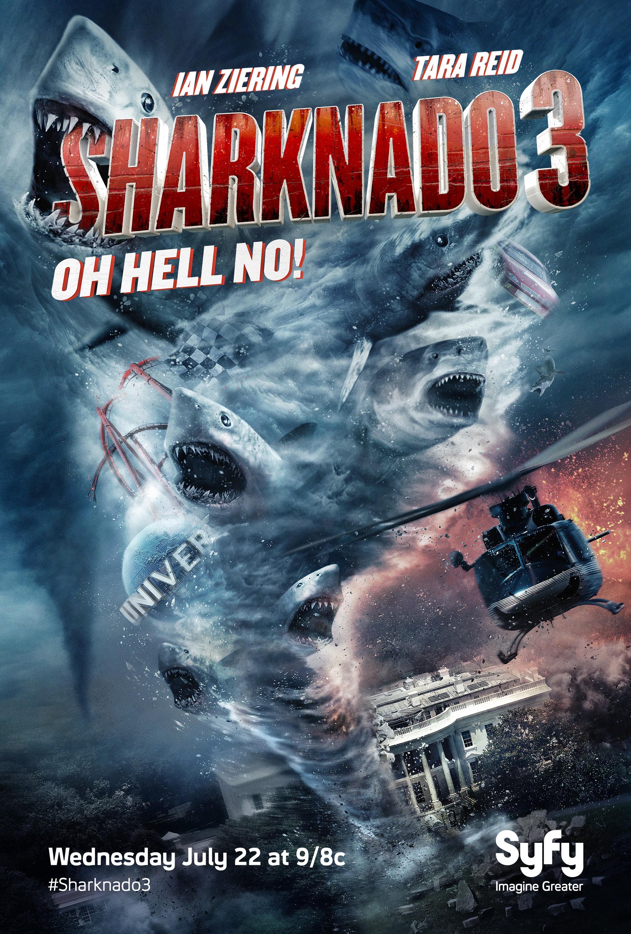 Постер фильма Акулий торнадо 3 | Sharknado 3: Oh Hell No!