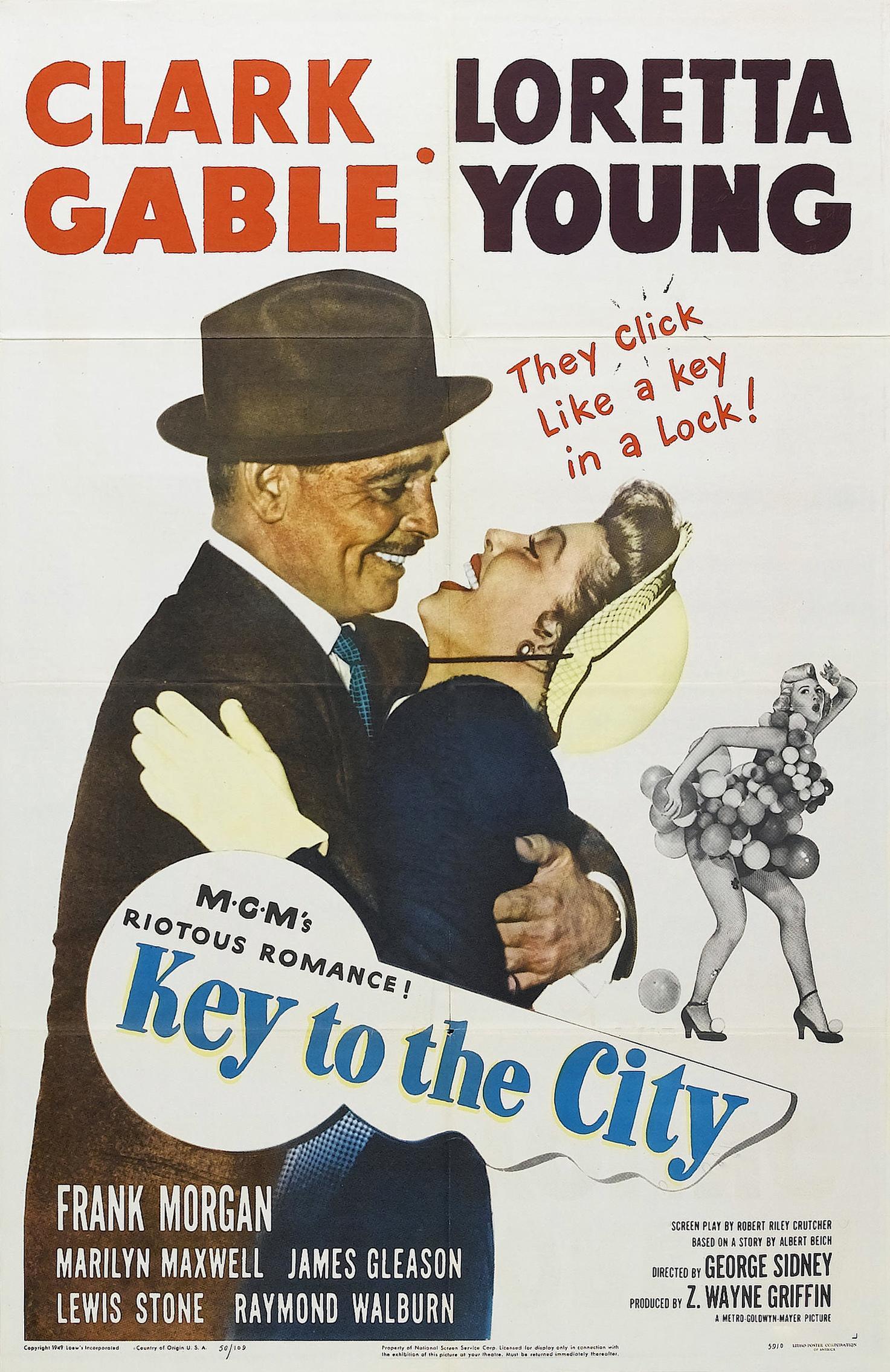 Постер фильма Ключ от города | Key to the City