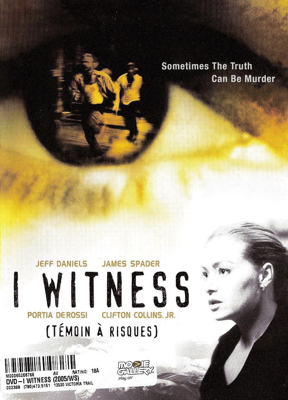 Постер фильма Я - свидетель | I Witness
