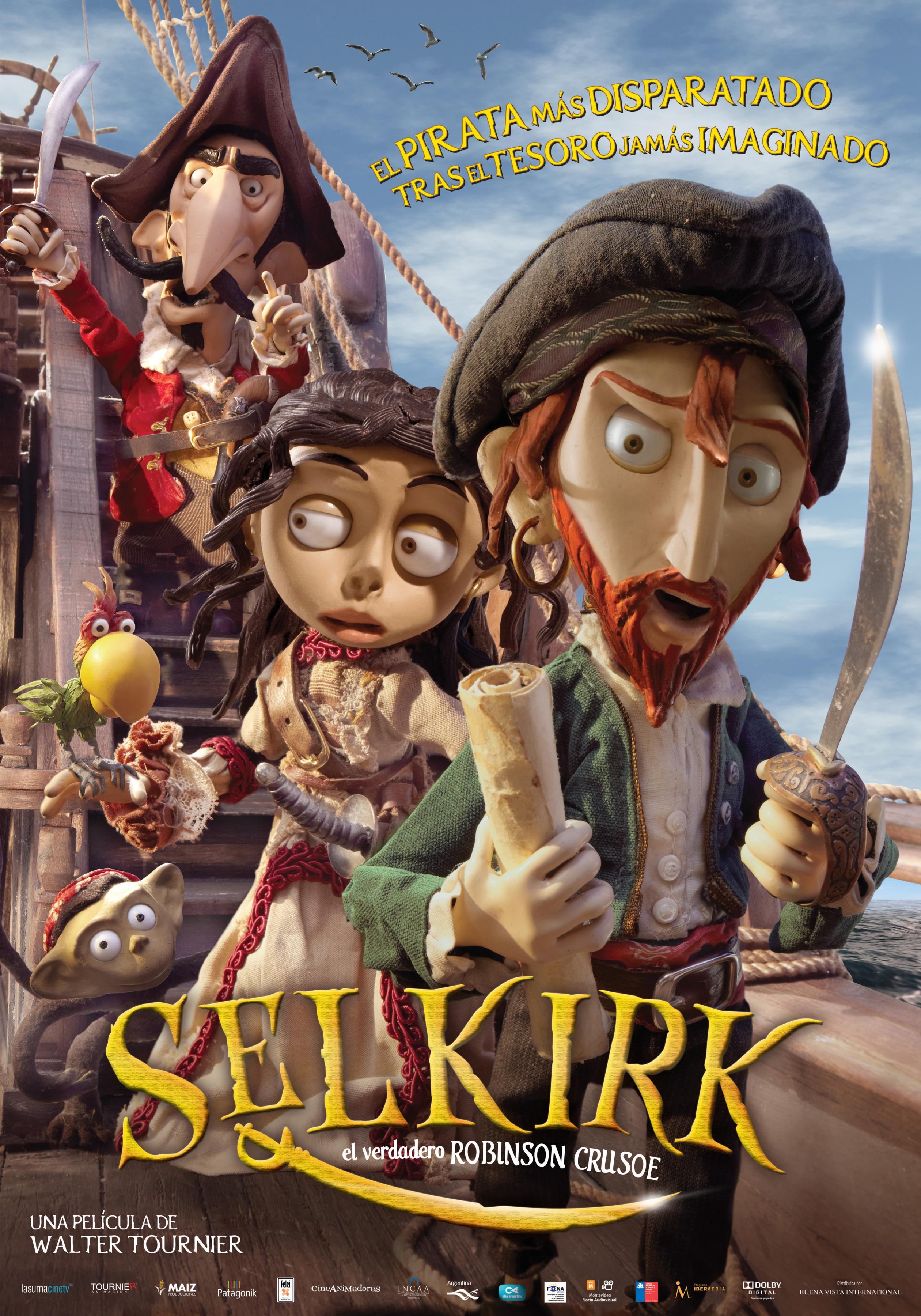 Постер фильма Робинзон Крузо: Предводитель пиратов | Selkirk, el verdadero Robinson Crusoe