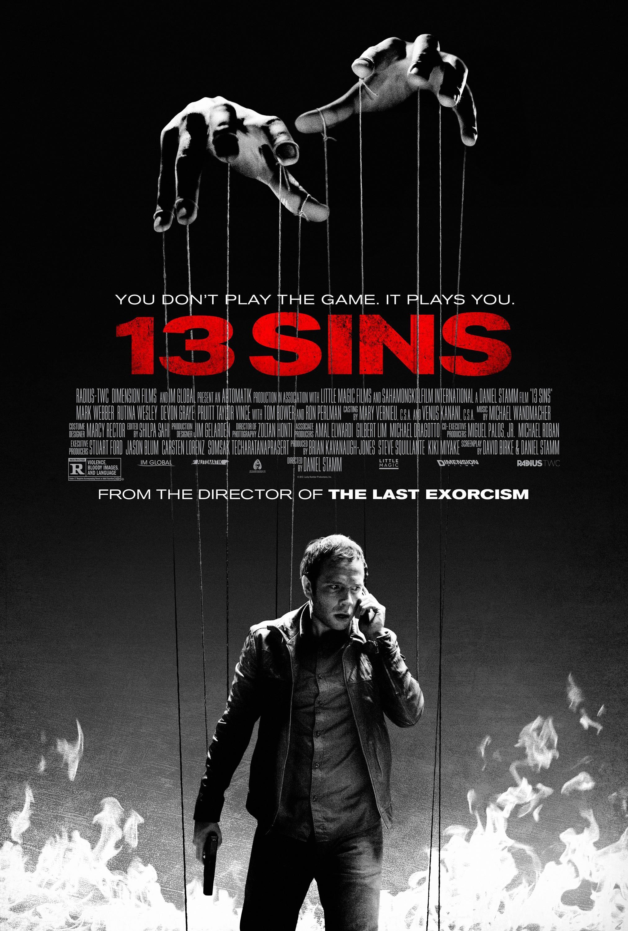 Постер фильма 13 грехов | 13 Sins