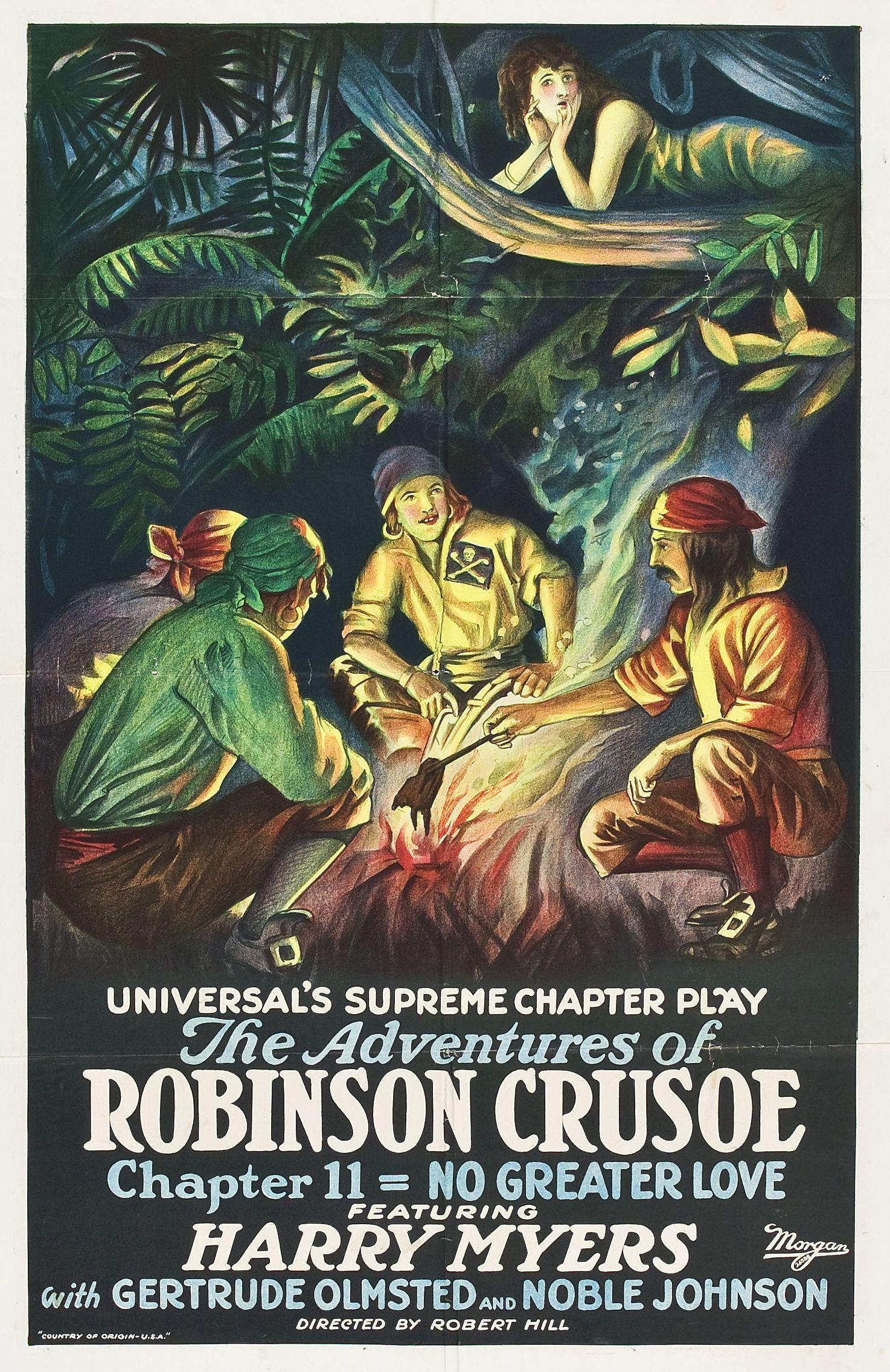 Постер фильма Adventures of Robinson Crusoe