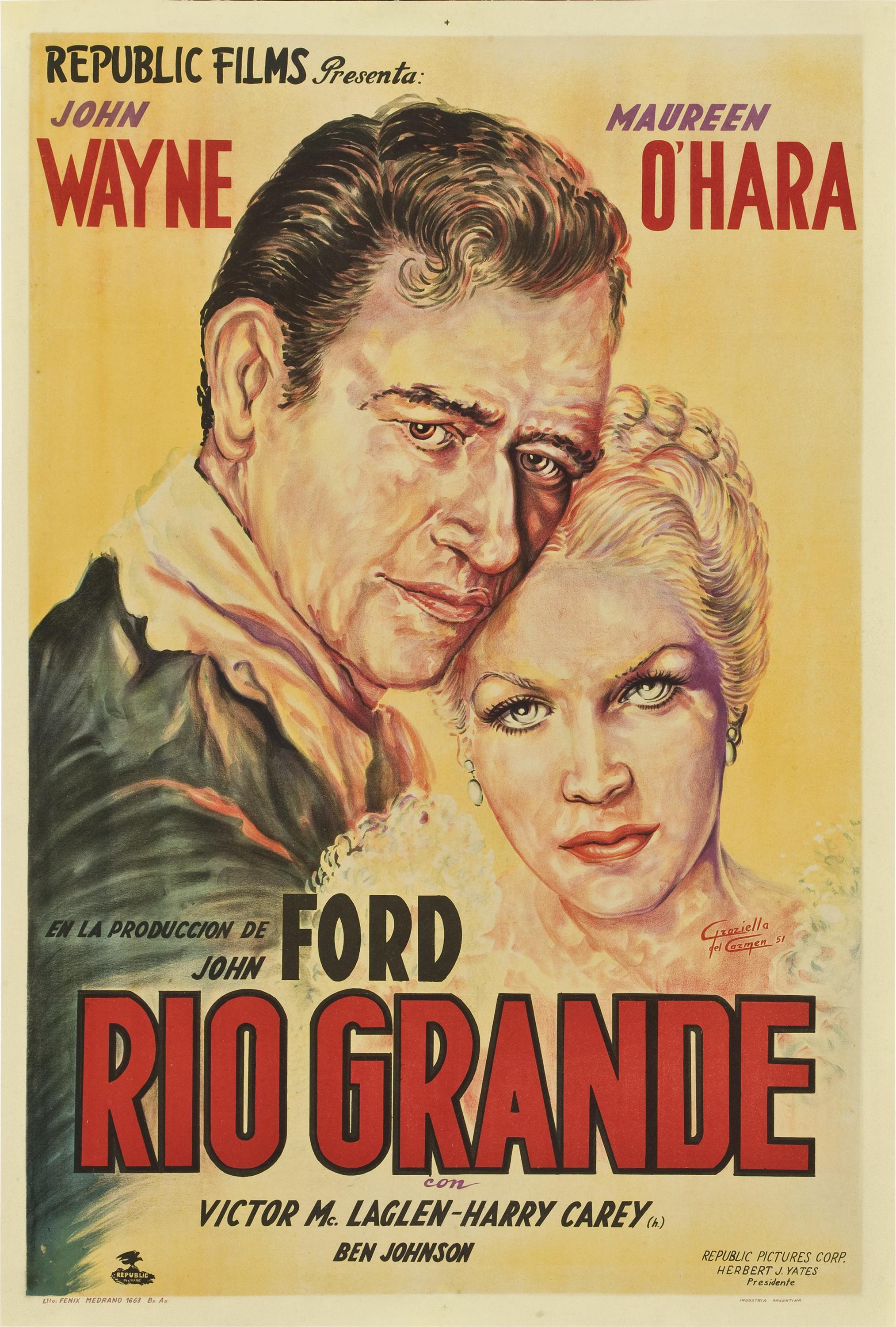 Постер фильма Рио Гранде | Rio Grande