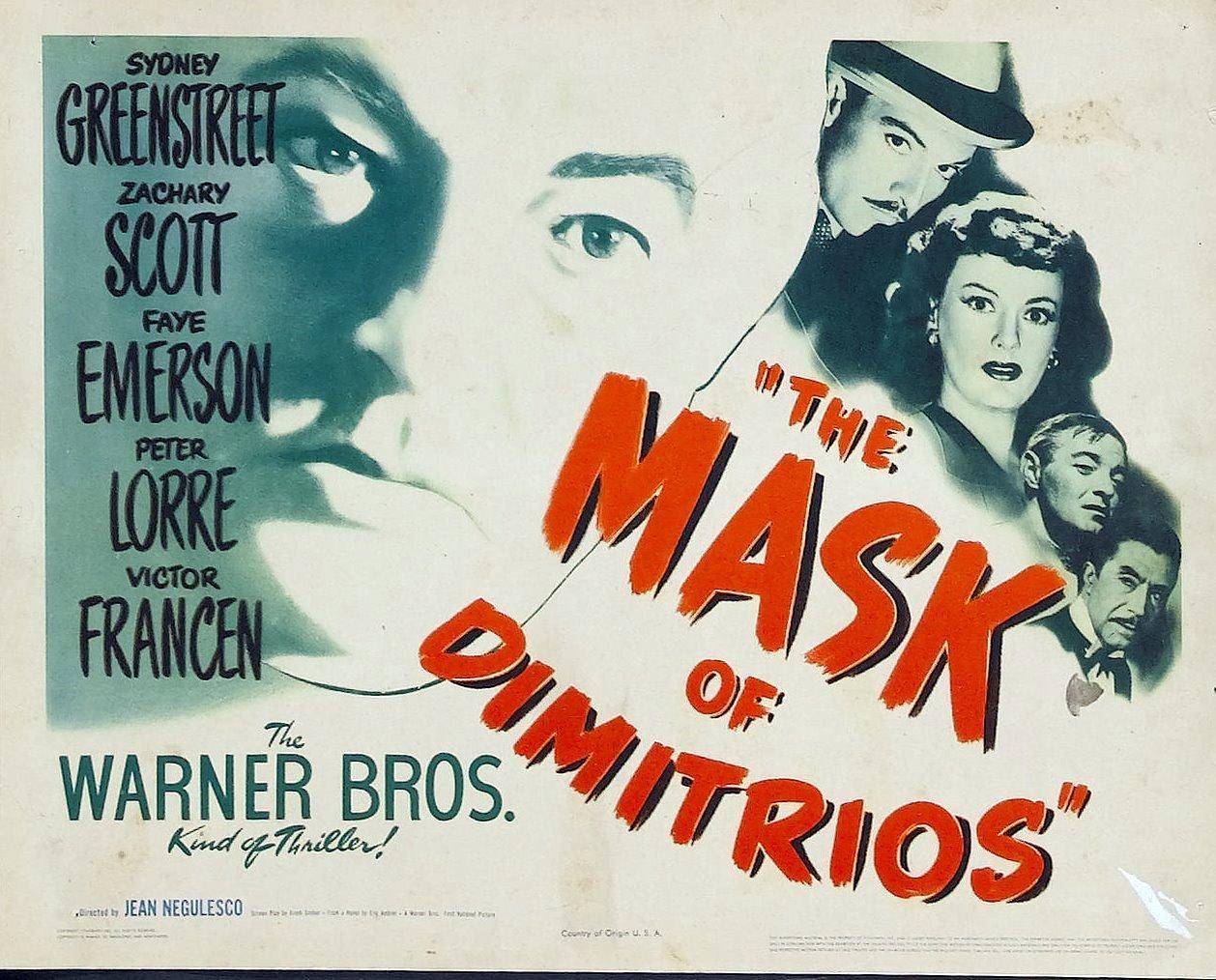 Постер фильма Mask of Dimitrios