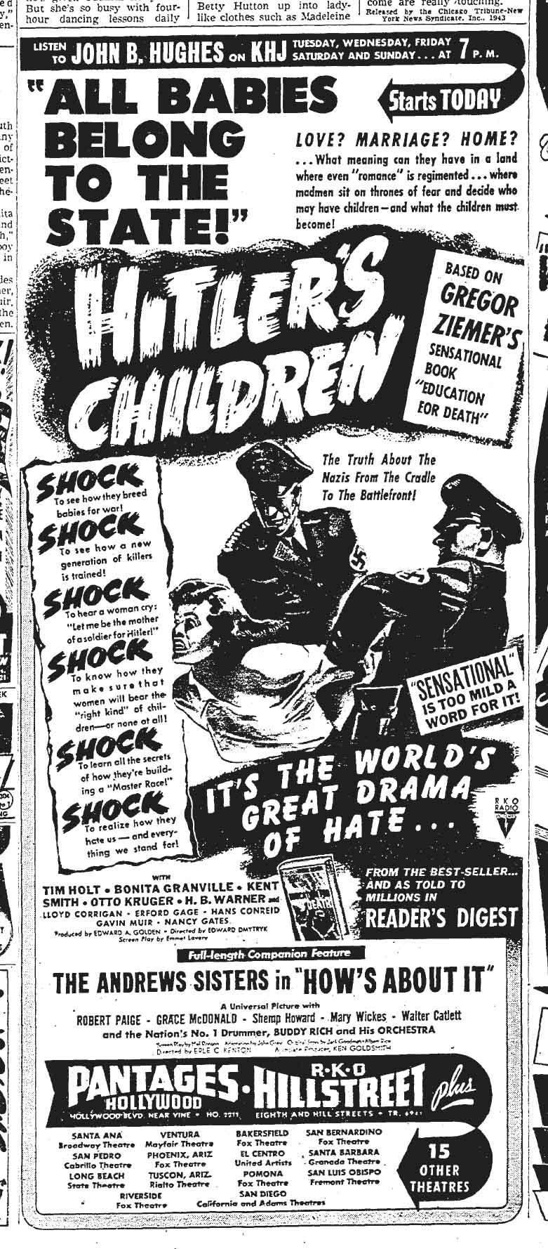 Постер фильма Hitler's Children