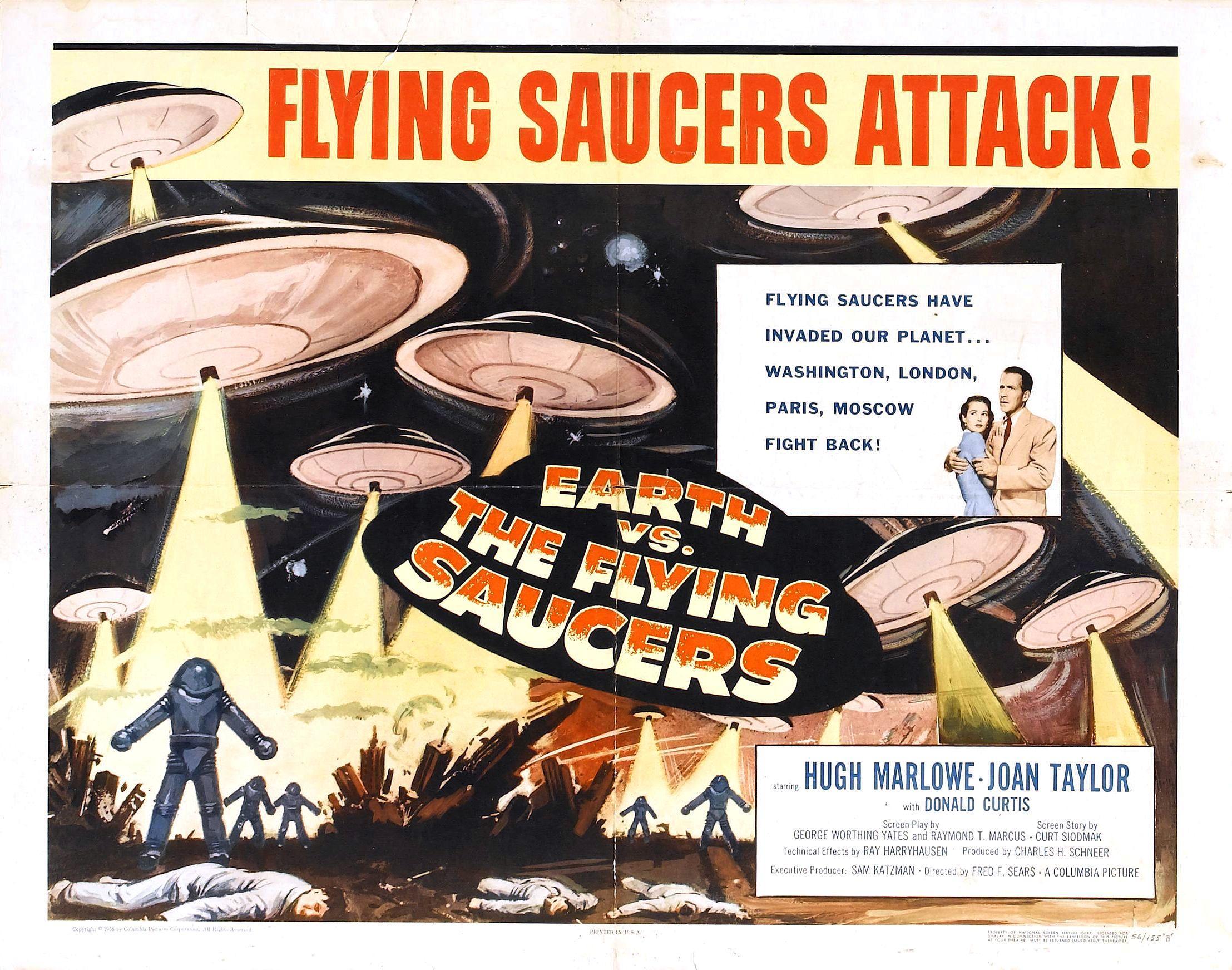 Постер фильма Earth vs. the Flying Saucers