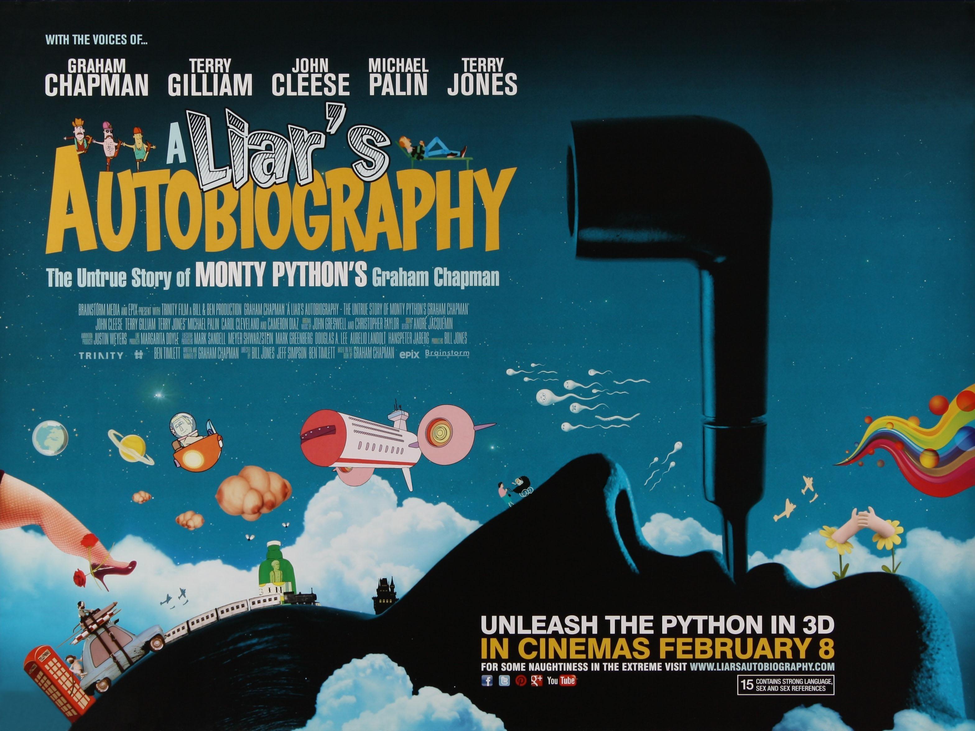 Постер фильма Автобиография Лжеца 3D | Liar's Autobiography: The Untrue Story of Monty Python's Graham Chapman