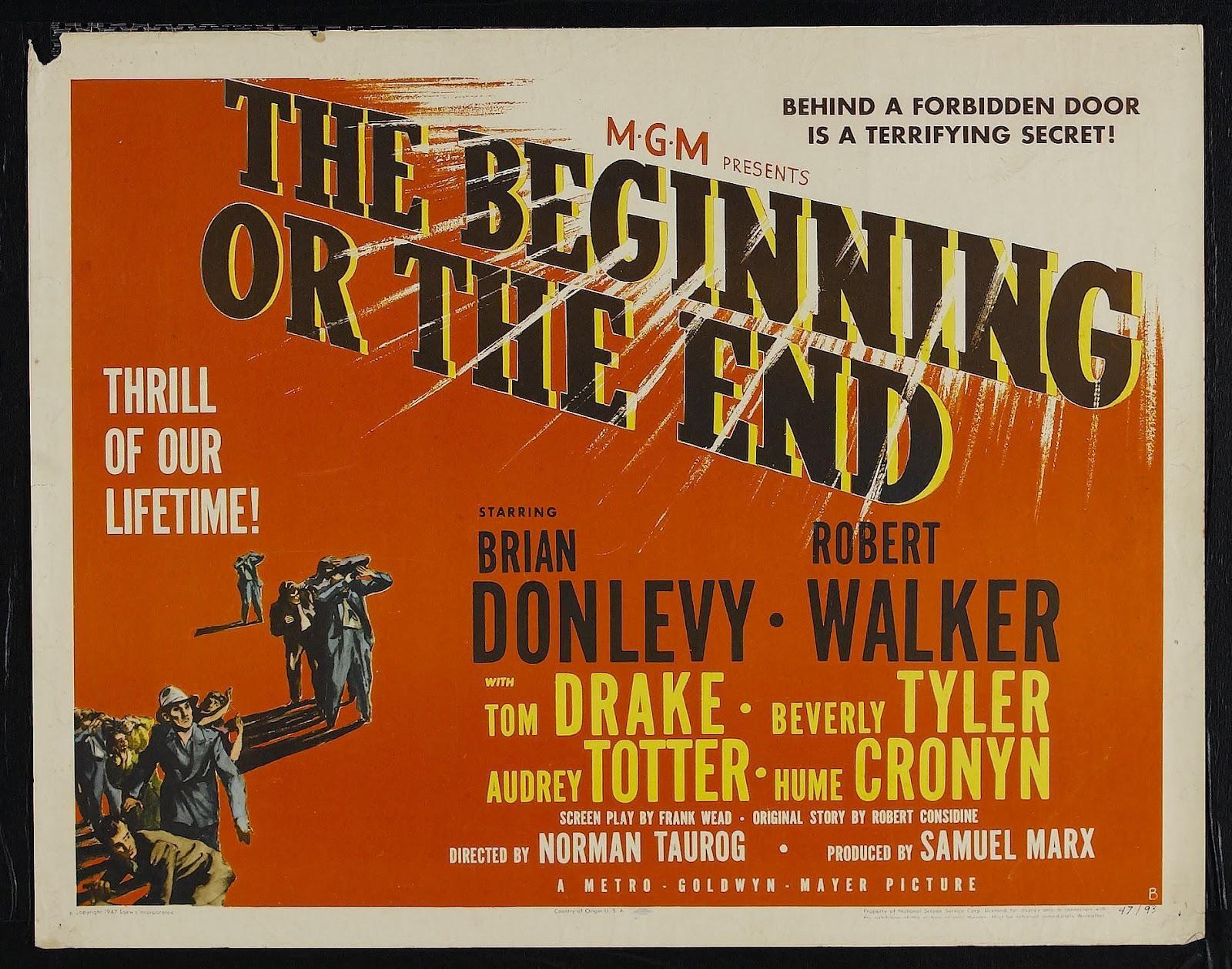 Постер фильма Beginning or the End