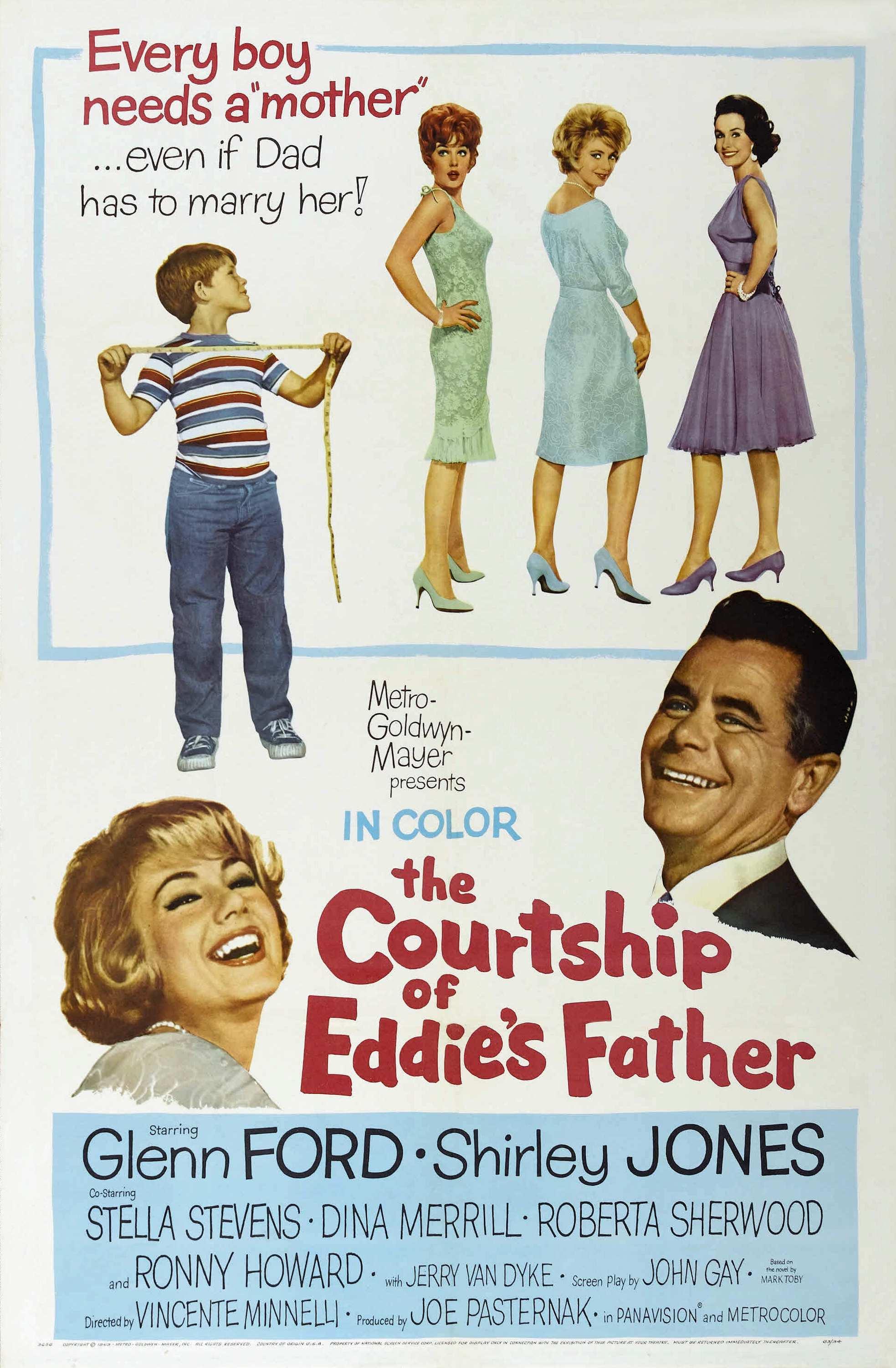 Постер фильма Ухаживание отца Эдди | Courtship of Eddie's Father