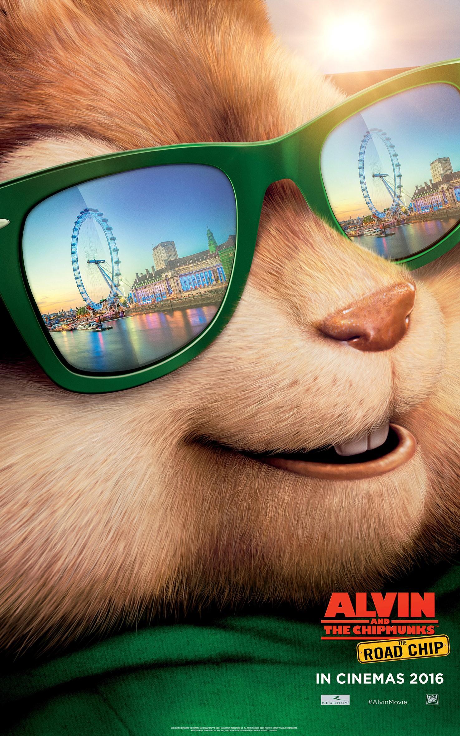 Постер фильма Элвин и бурундуки: грандиозное бурундуключение | Alvin and the Chipmunks: The Road Chip