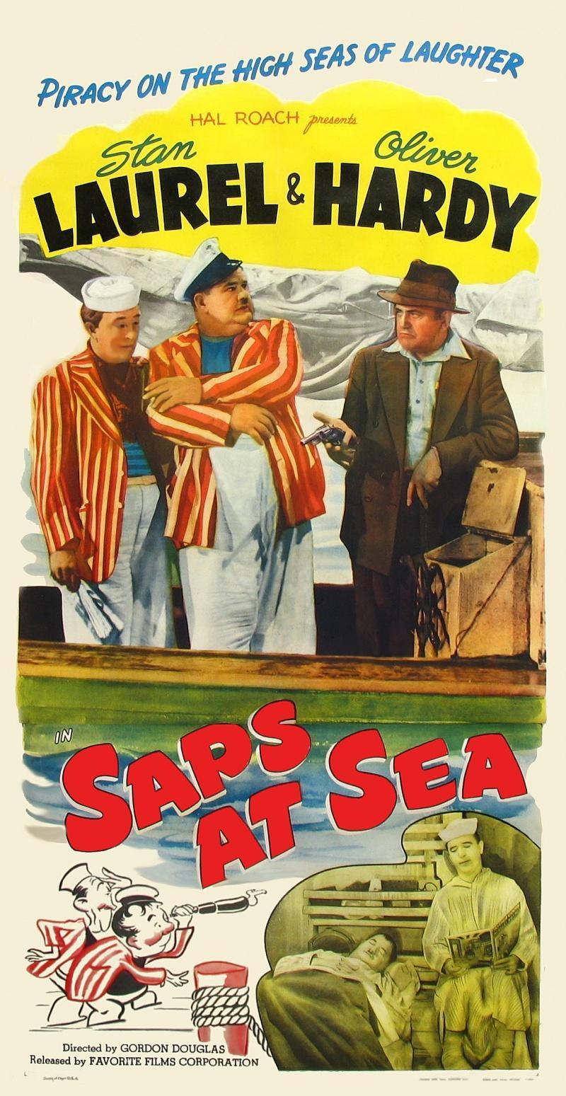 Постер фильма Saps at Sea