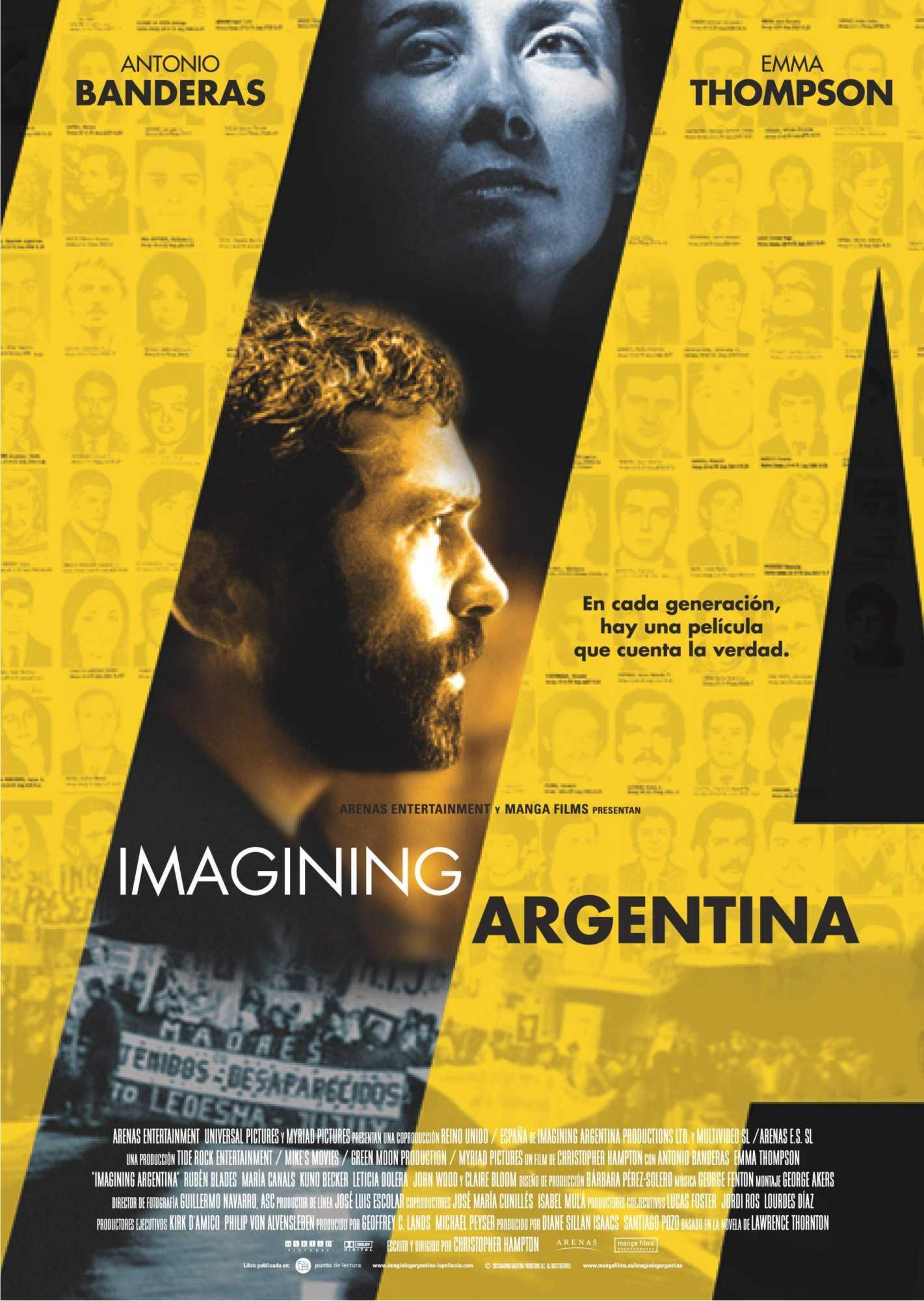 Постер фильма Мечтая об Аргентине | Imagining Argentina