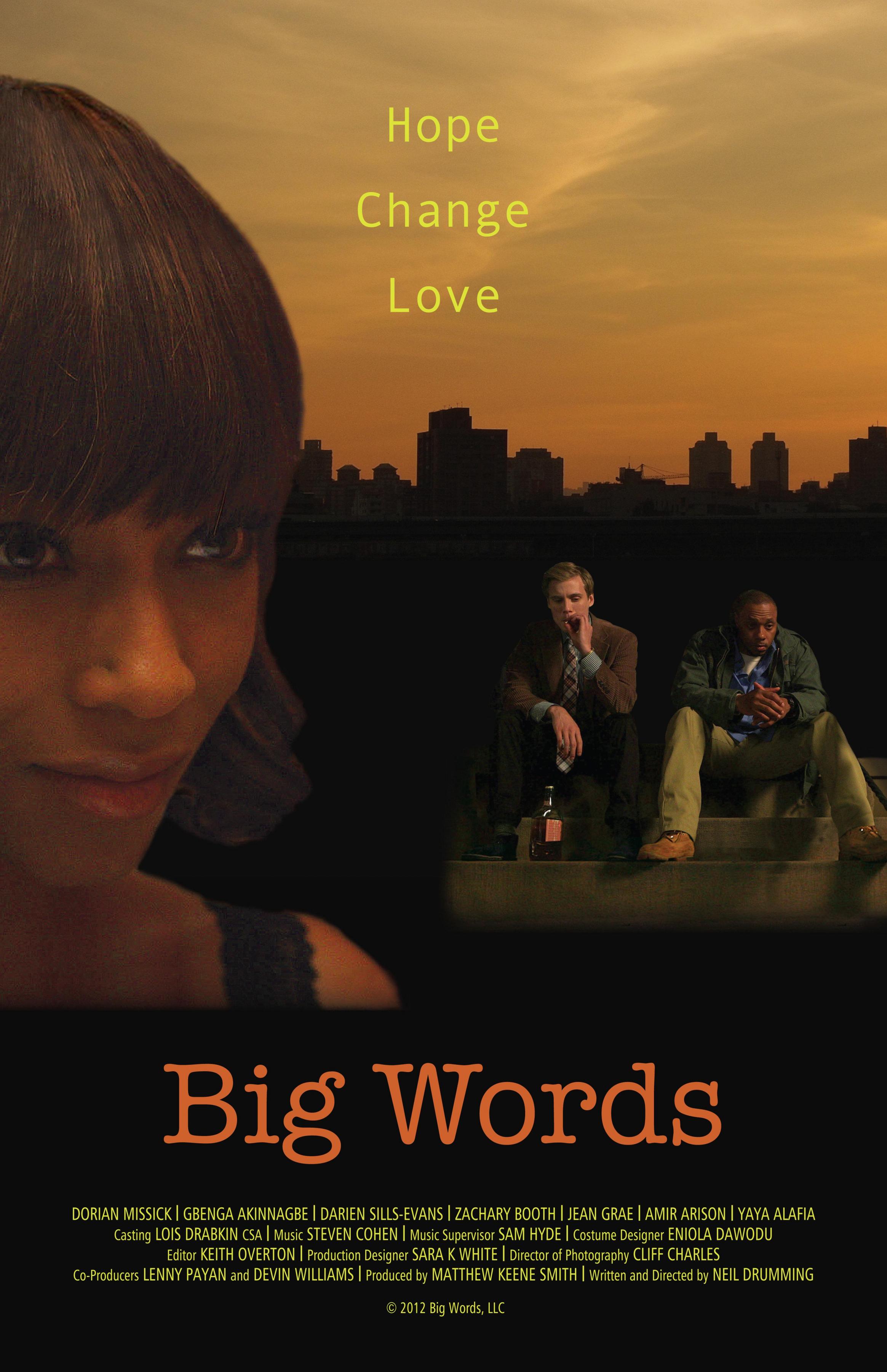 Постер фильма Громкие слова | Big Words