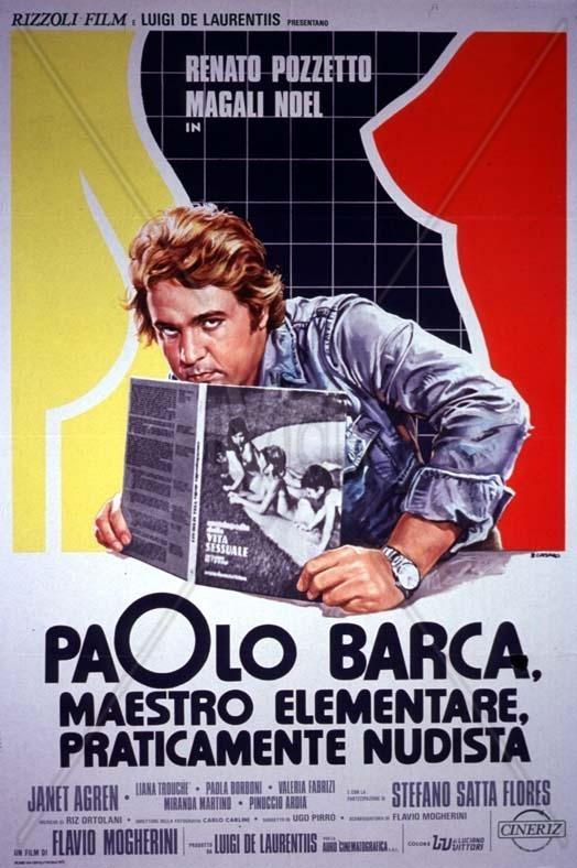 Постер фильма Paolo Barca, maestro elementare, praticamente nudista