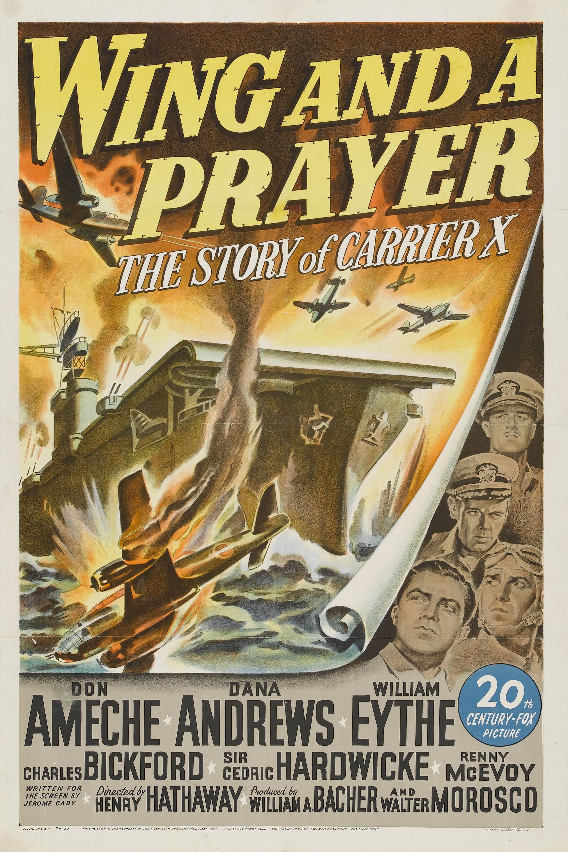 Постер фильма На одном крыле и молитве | Wing and a Prayer