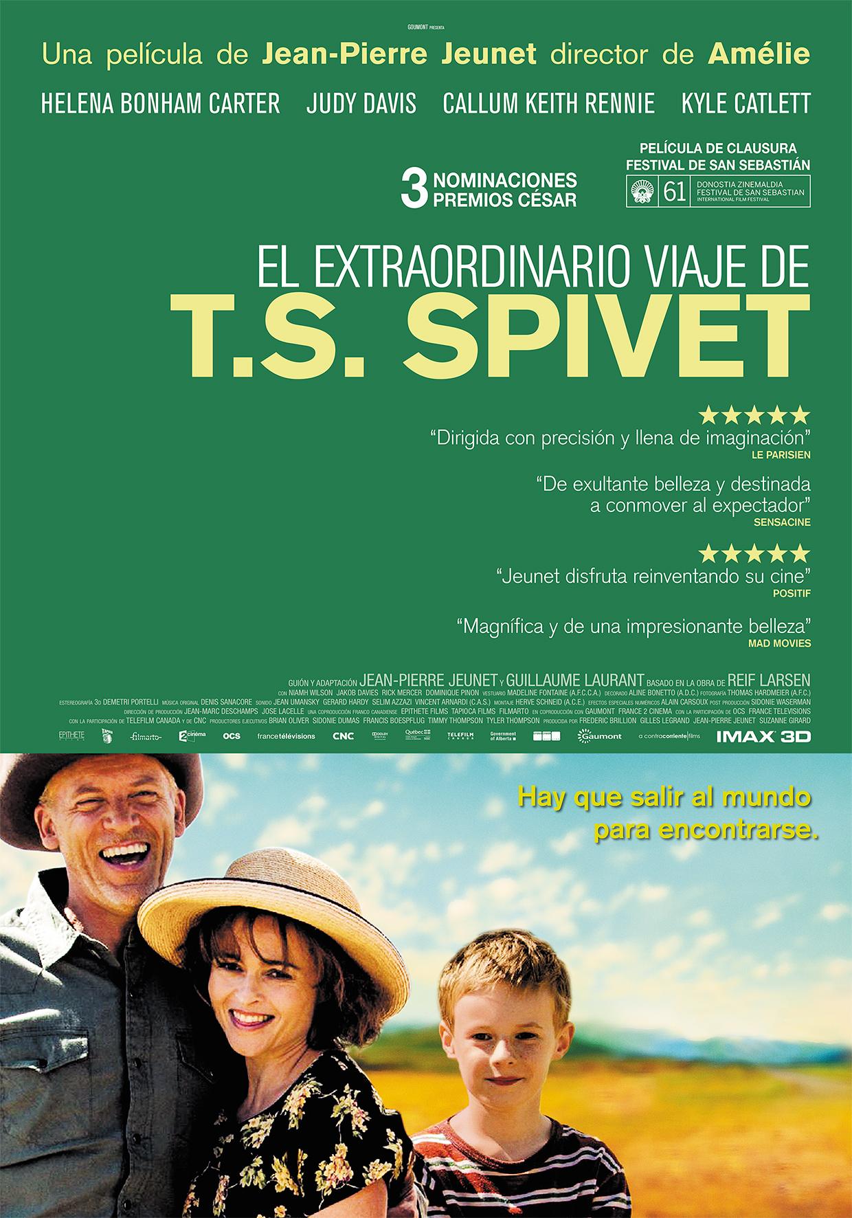 Постер фильма Невероятное путешествие мистера Спивета | Young and Prodigious T.S. Spivet