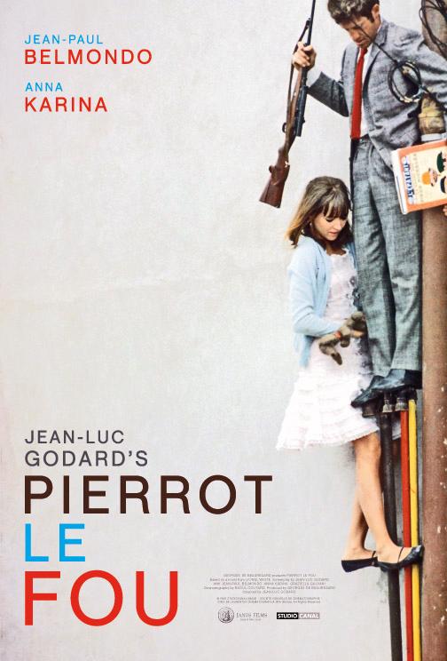 Постер фильма Безумный Пьеро | Pierrot le fou