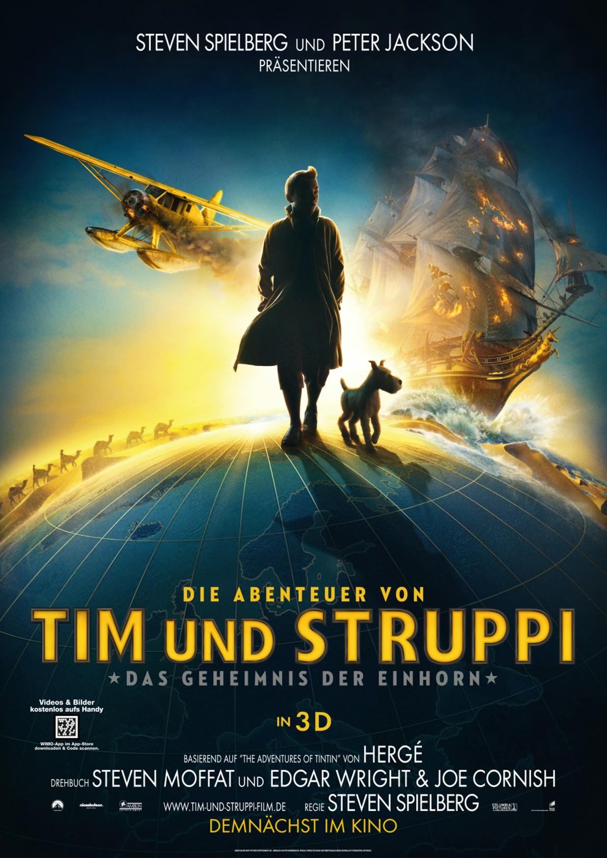 Постер фильма Приключения Тинтина: Тайна единорога | Adventures of Tintin