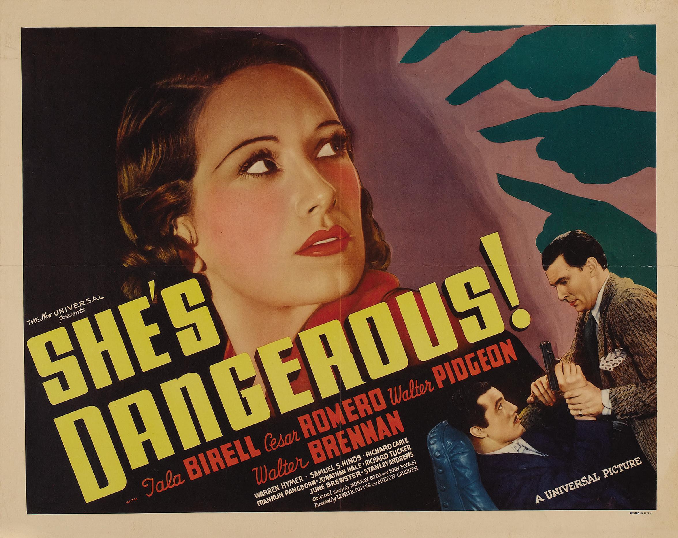 Постер фильма She's Dangerous