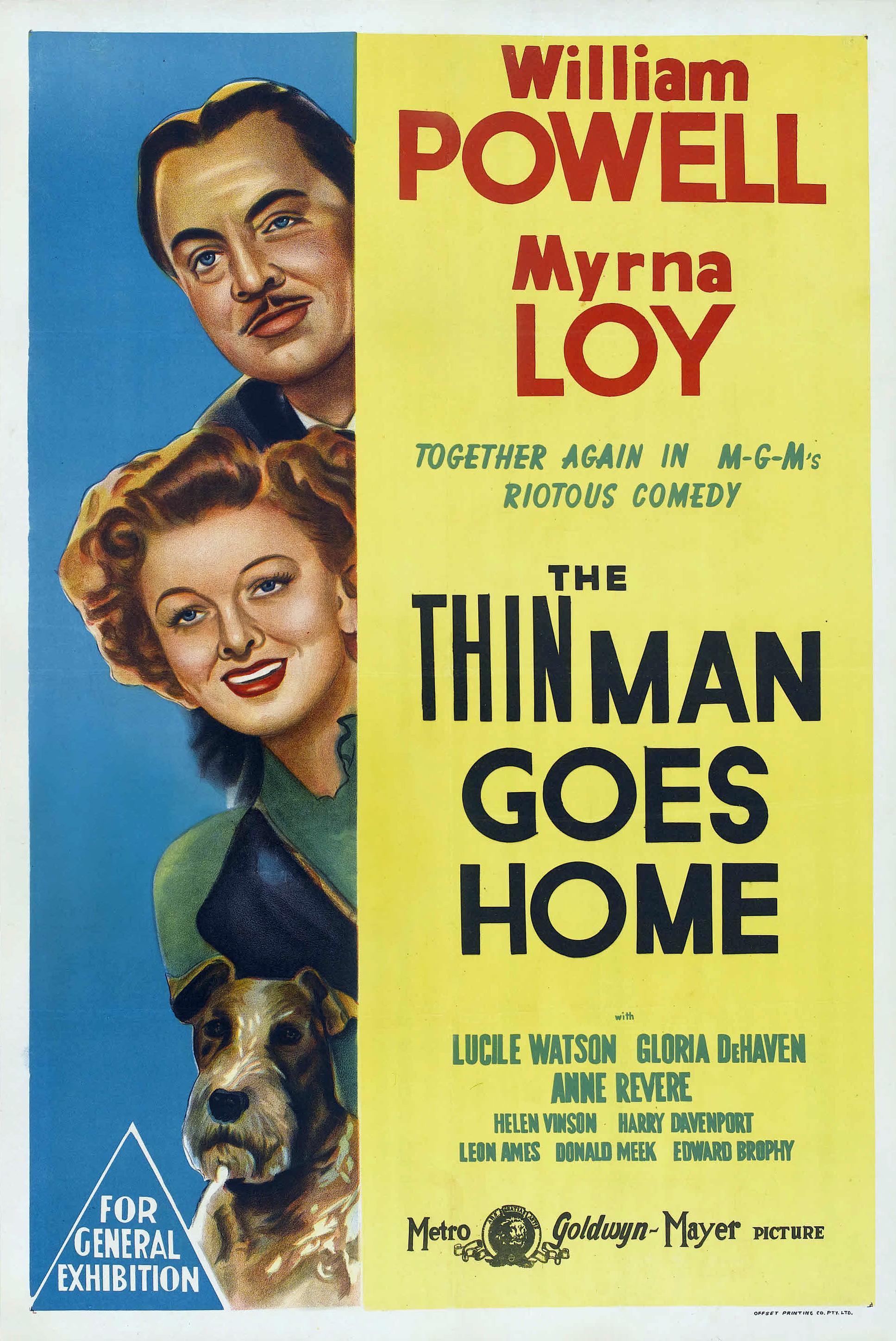 Постер фильма Thin Man Goes Home