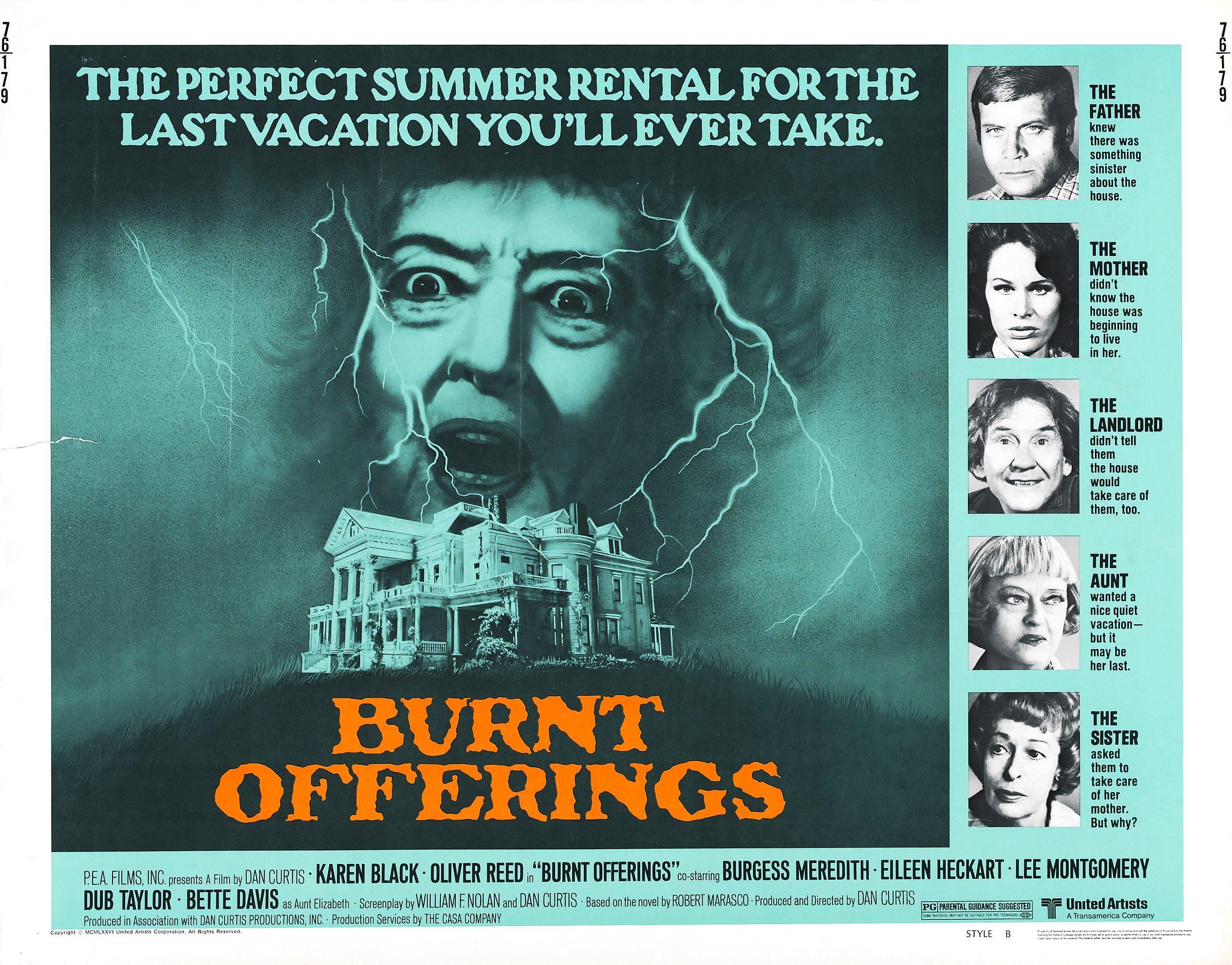 Постер фильма Сожженые приношения | Burnt Offerings