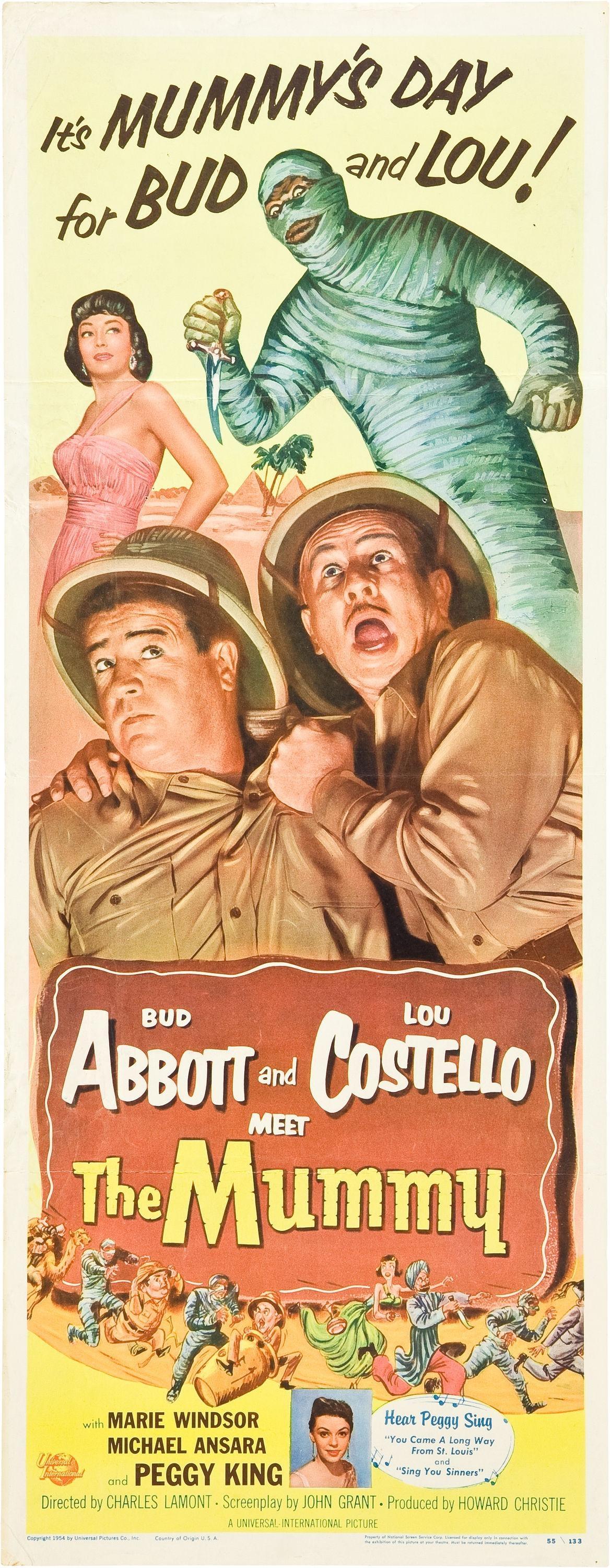 Постер фильма Abbott and Costello Meet the Mummy