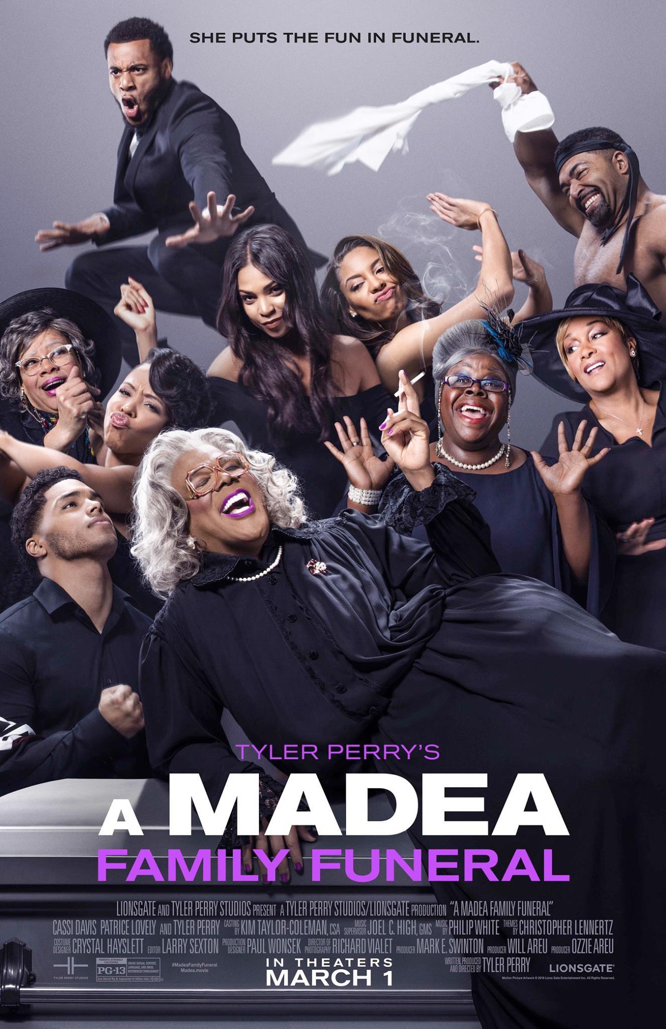 Постер фильма Семейные похороны Мэдеи | Tyler Perry's a Madea Family Funeral 