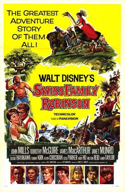 Постер фильма Шведская семья Робинсонов | Swiss Family Robinson