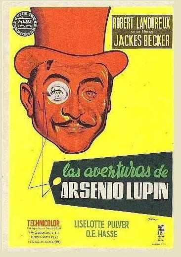 Постер фильма Приключения Арсена Люпена | Les aventures d'Arsene Lupin