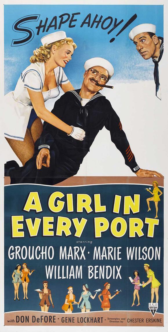 Постер фильма Девушка в каждом порту | Girl in Every Port