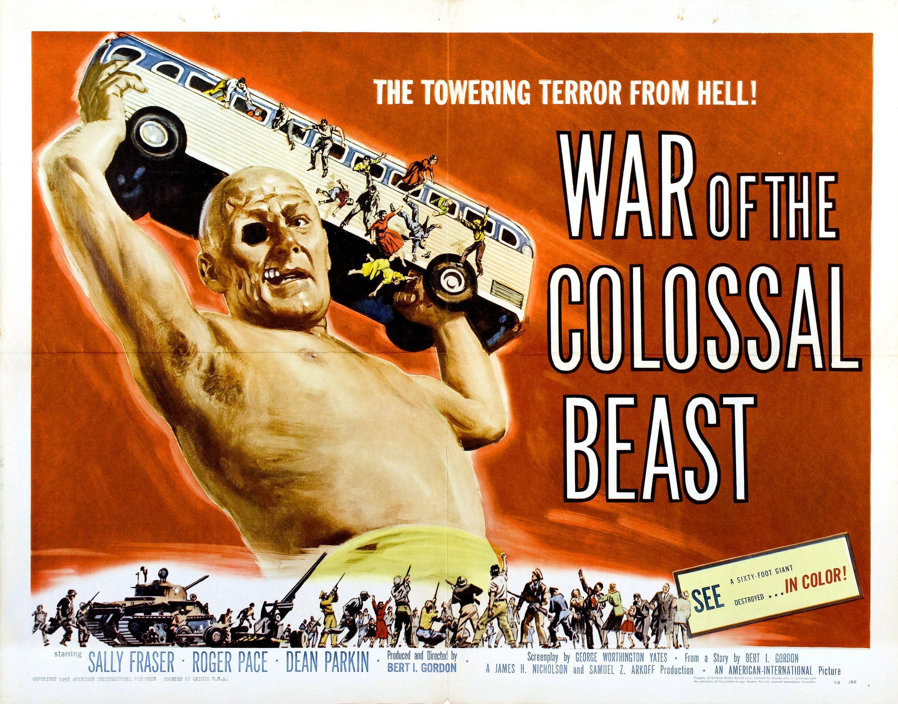 Постер фильма War of the Colossal Beast