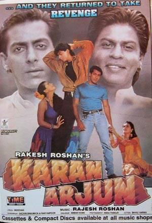 Постер фильма Каран и Арджун | Karan Arjun