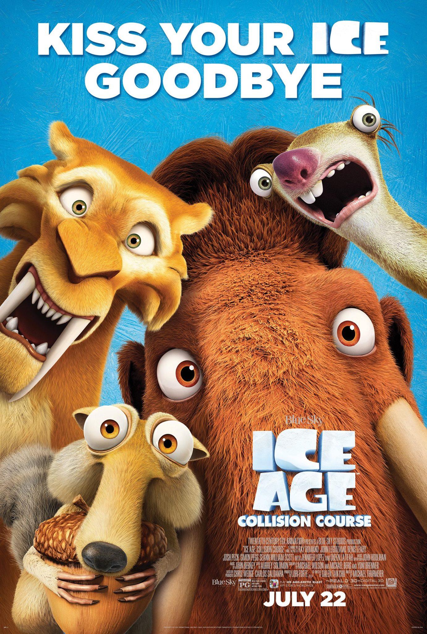 Постер фильма Ледниковый период: Столкновение неизбежно | Ice Age: Collision Course