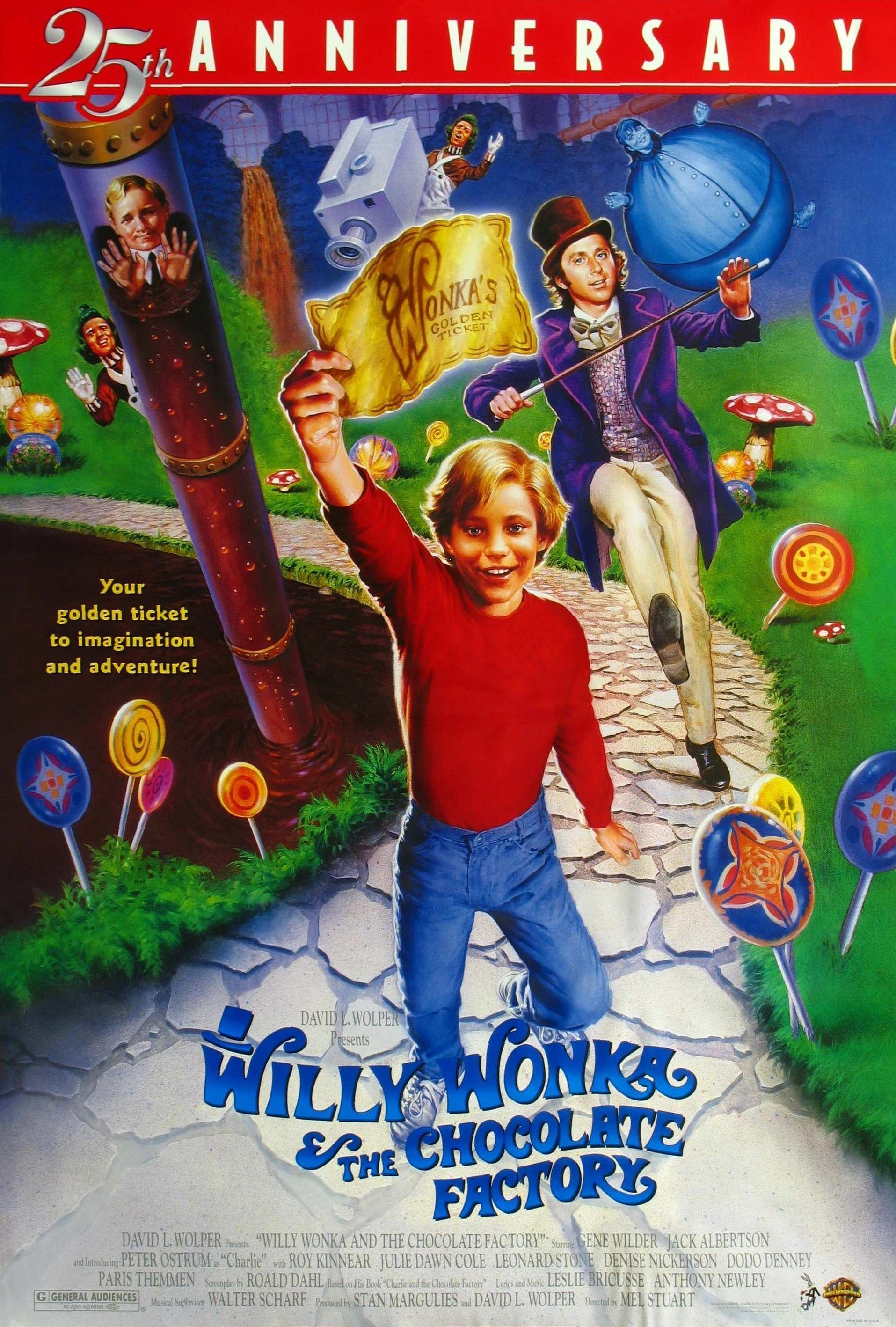 Постер фильма Вилли Вонка и шоколадная фабрика | Willy Wonka & the Chocolate Factory