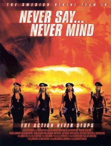 Постер фильма Never Say Never Mind: The Swedish Bikini Team