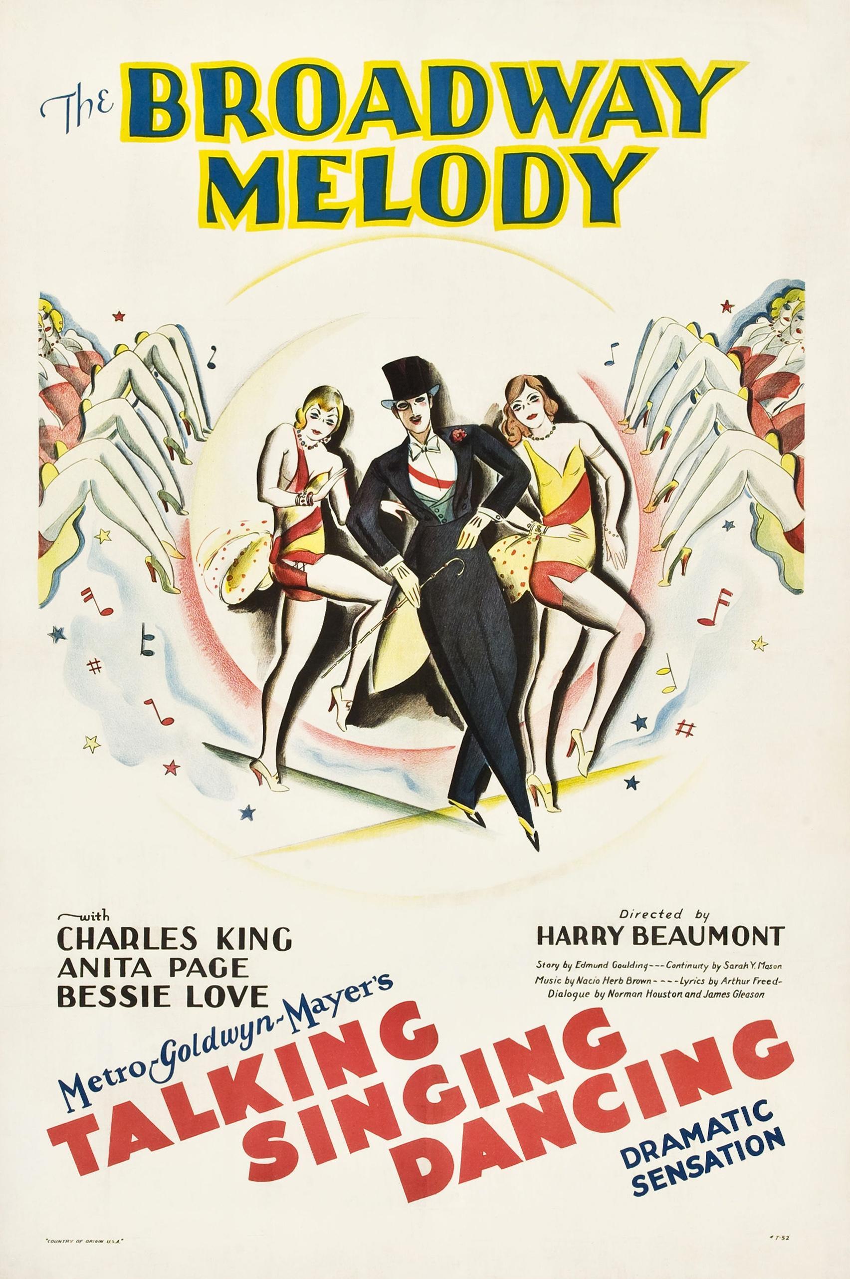 Постер фильма Бродвейская мелодия 1929-го года | Broadway Melody