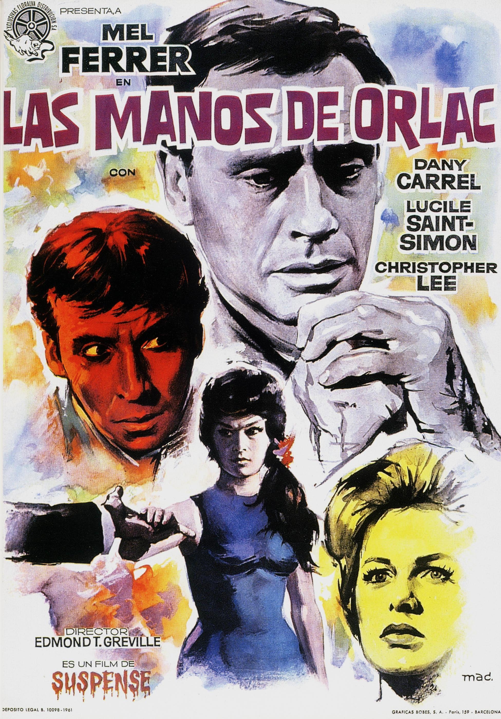 Постер фильма Руки Орлака | Hands of Orlac