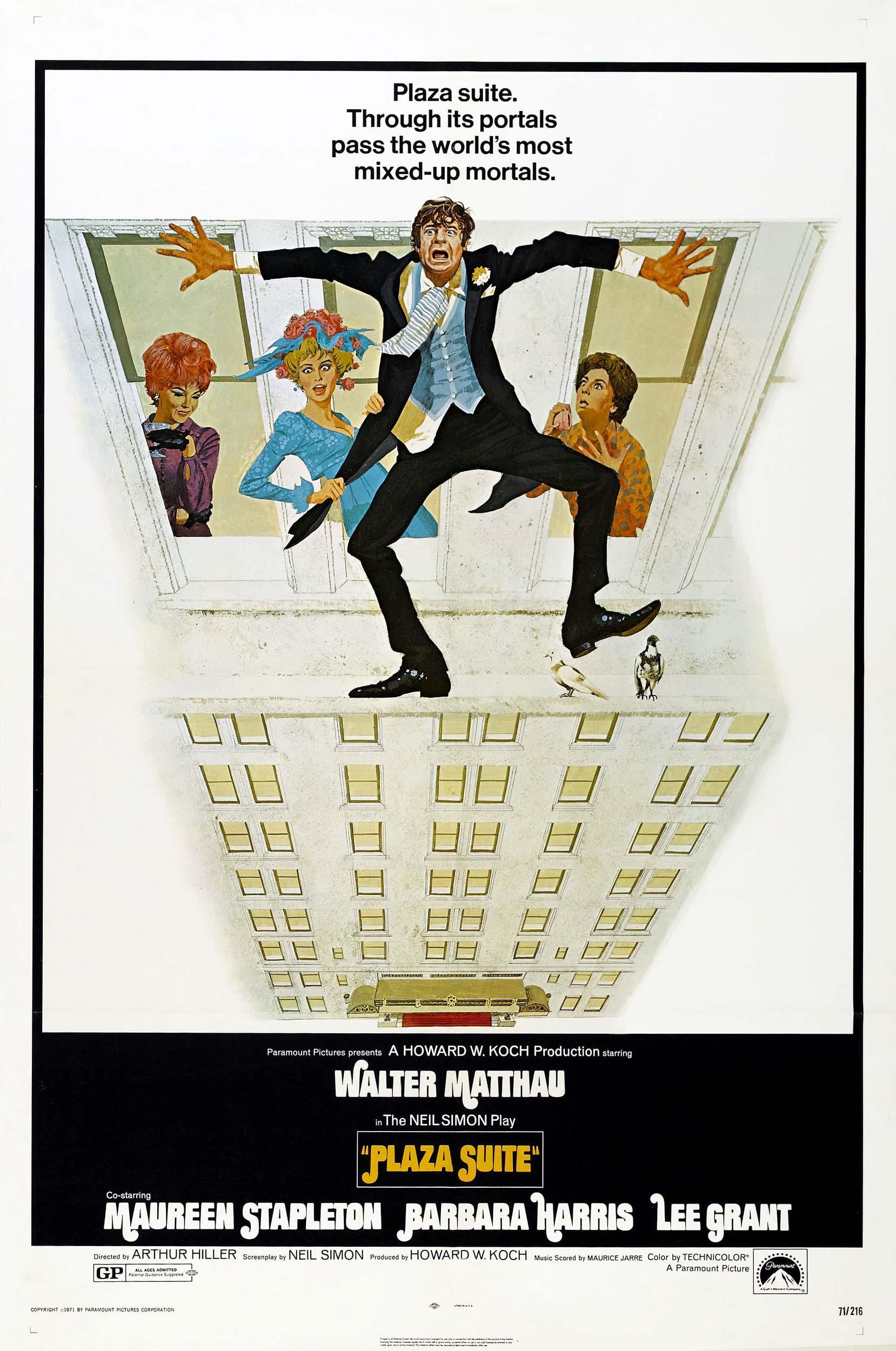 Постер фильма Номер в отеле Плаза | Plaza Suite