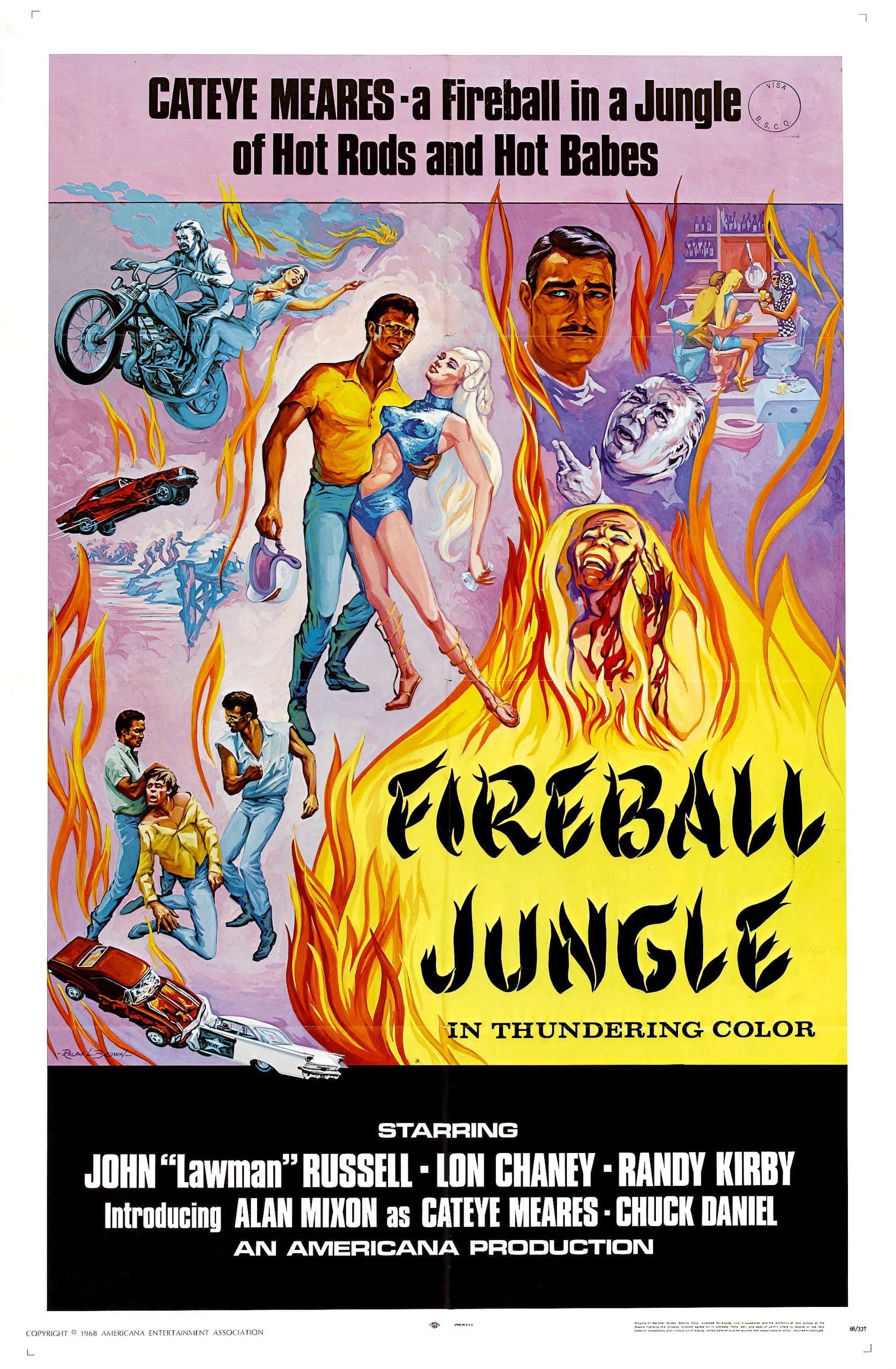 Постер фильма Fireball Jungle