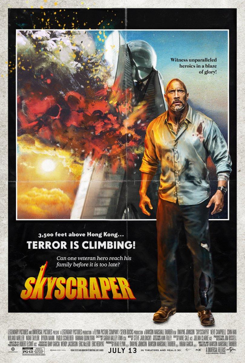 Постер фильма Небоскрёб | Skyscraper