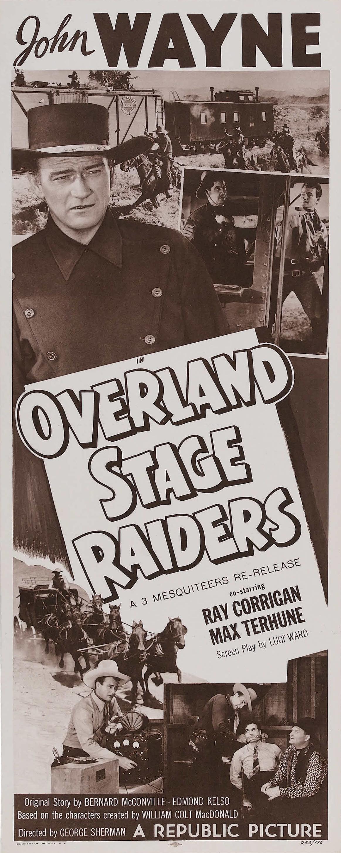 Постер фильма Грабители дилижансов | Overland Stage Raiders