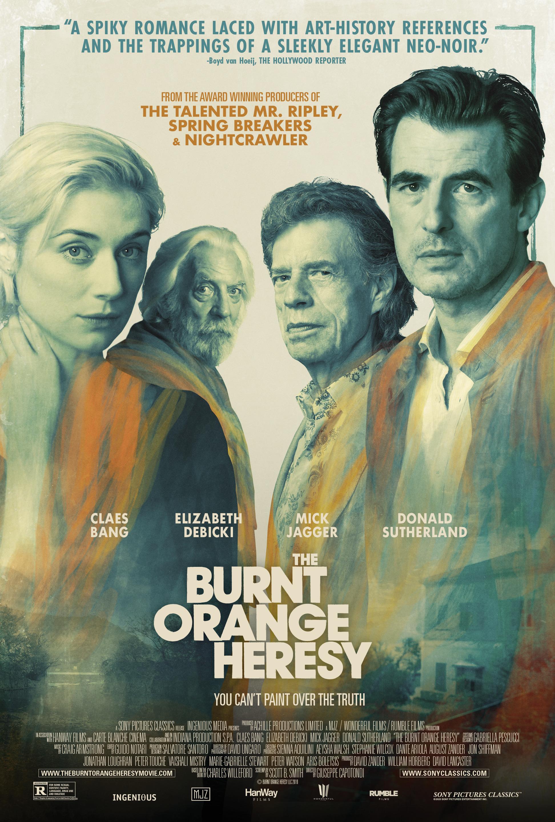 Постер фильма Искусство ограбления | The Burnt Orange Heresy