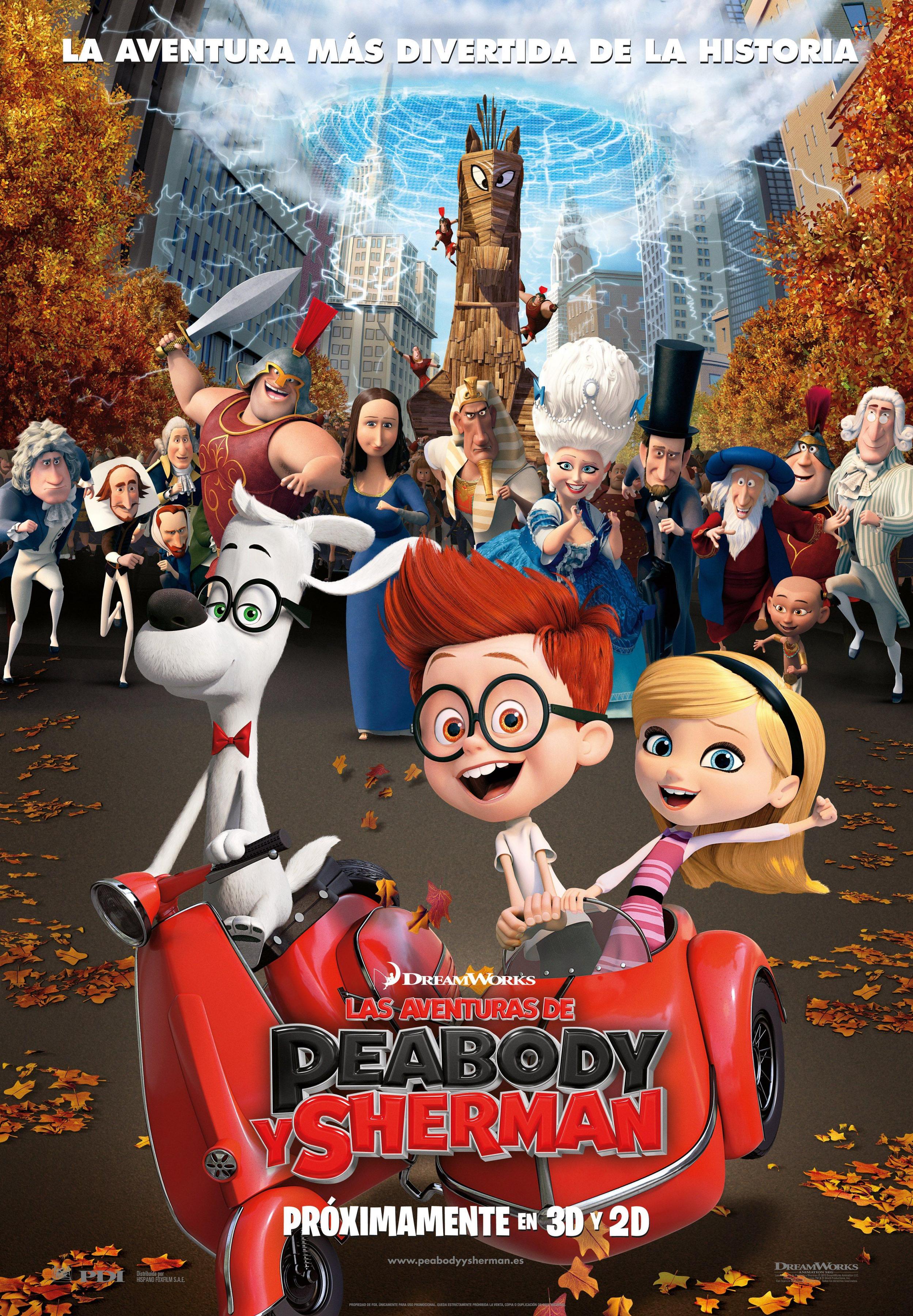 Постер фильма Приключения мистера Пибоди и Шермана | Mr. Peabody & Sherman