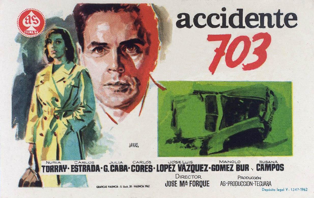 Постер фильма Accidente 703