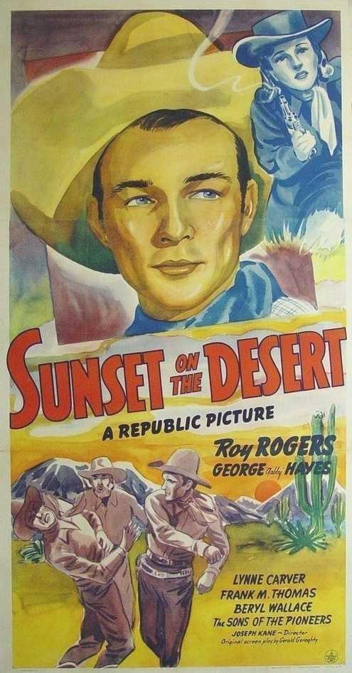 Постер фильма Sunset on the Desert