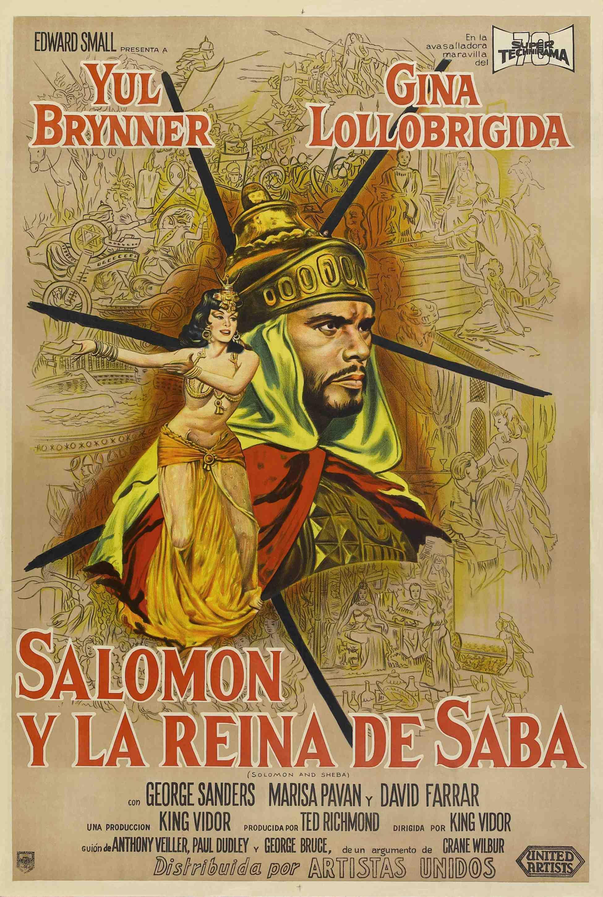 Постер фильма Соломон и Шеба | Solomon and Sheba